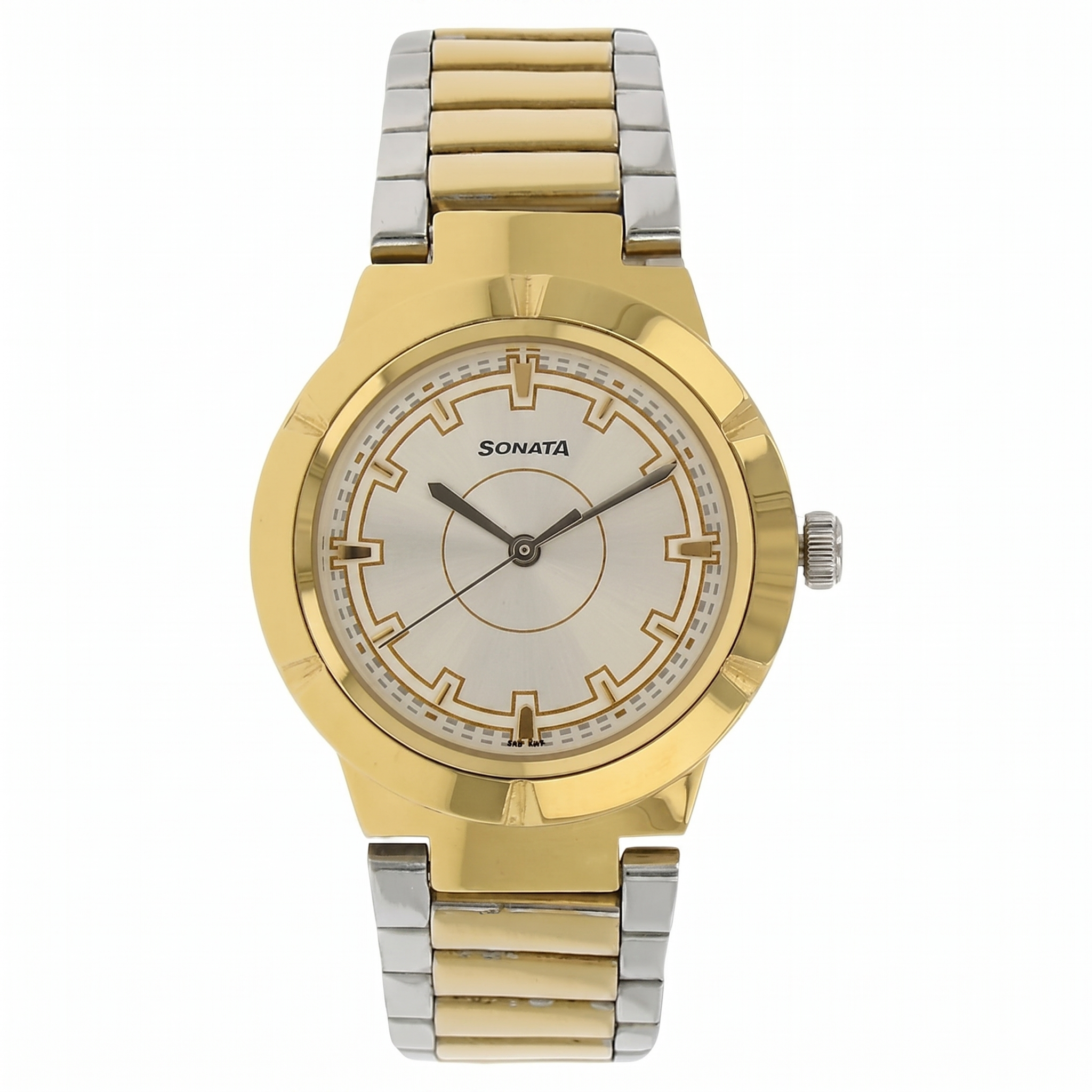 Sonata NK8138BM01 | Sonata Professional White Dial Women Watch With Stainless Steel Strap