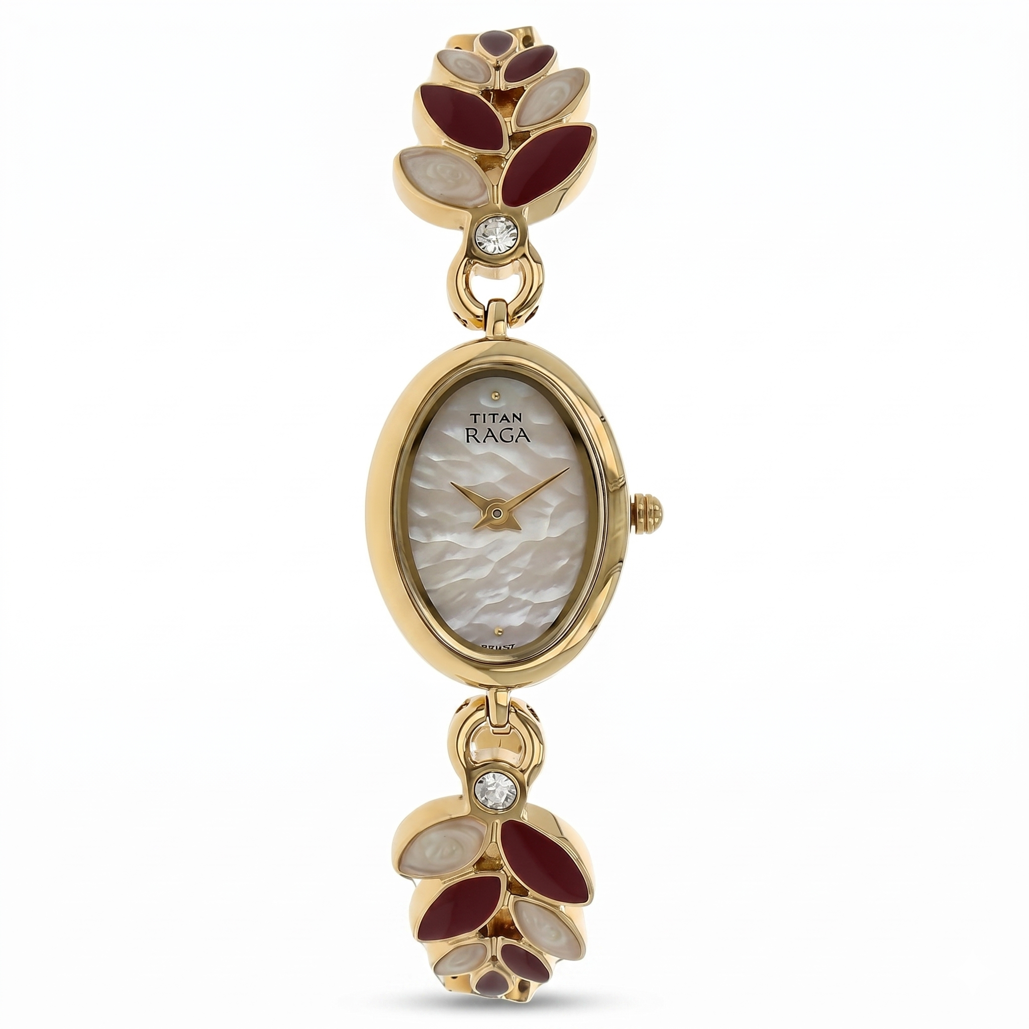 Titan 2511YM03 | Titan Quartz Analog Champagne Dial Metal Strap Watch for Women