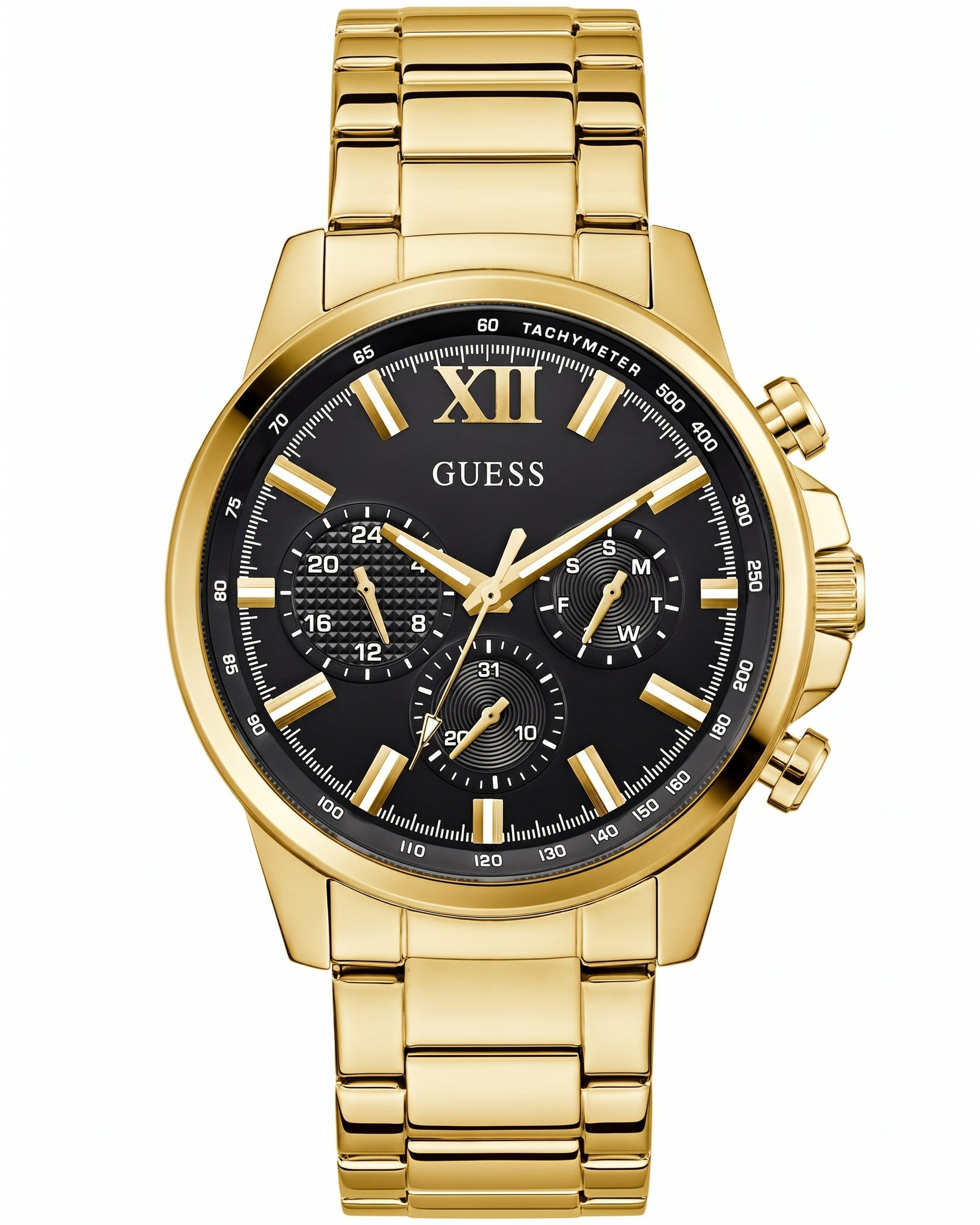 Guess GW0900G3 | Gd Walker Men Quartz Black Dial Analog Stainless Steel