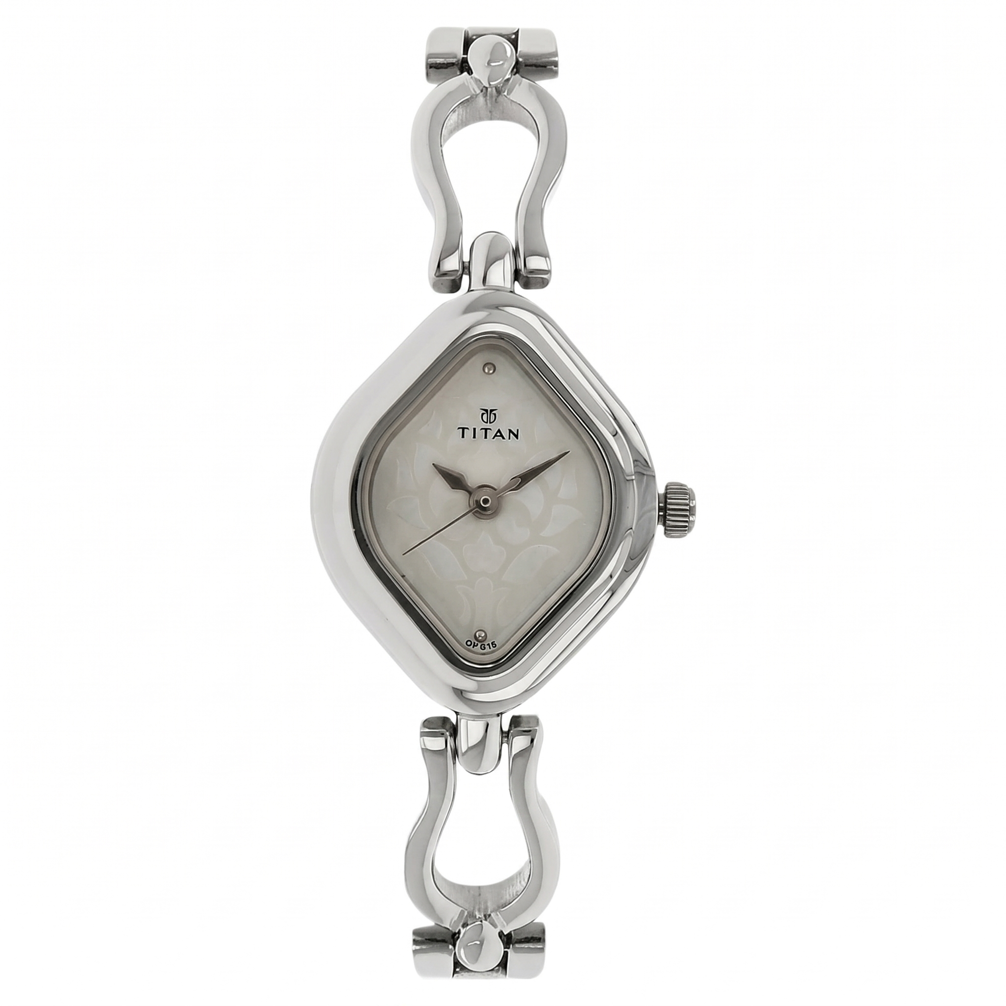 Titan 2536SM02 | Titan Quartz Analog Silver Dial Stainless Steel Strap Watch for Women