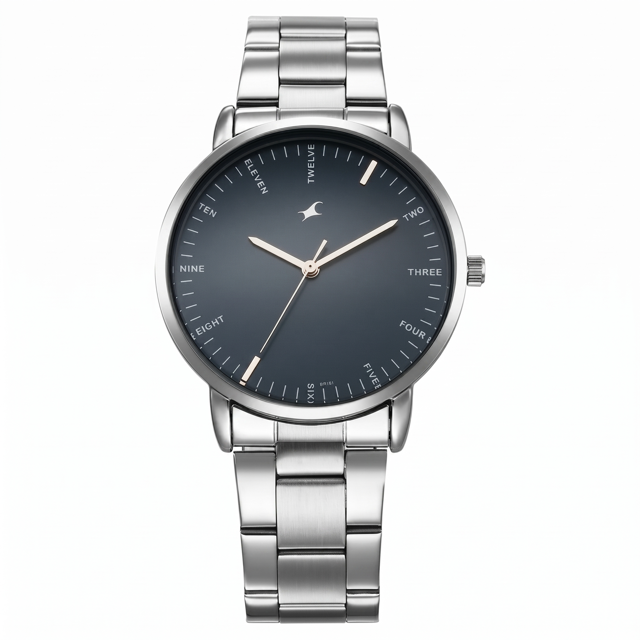 Fastrack 38159SM02 | Fastrack Stunners X Quartz Analog Blue Dial Stainless Steel Strap Watch For Guys