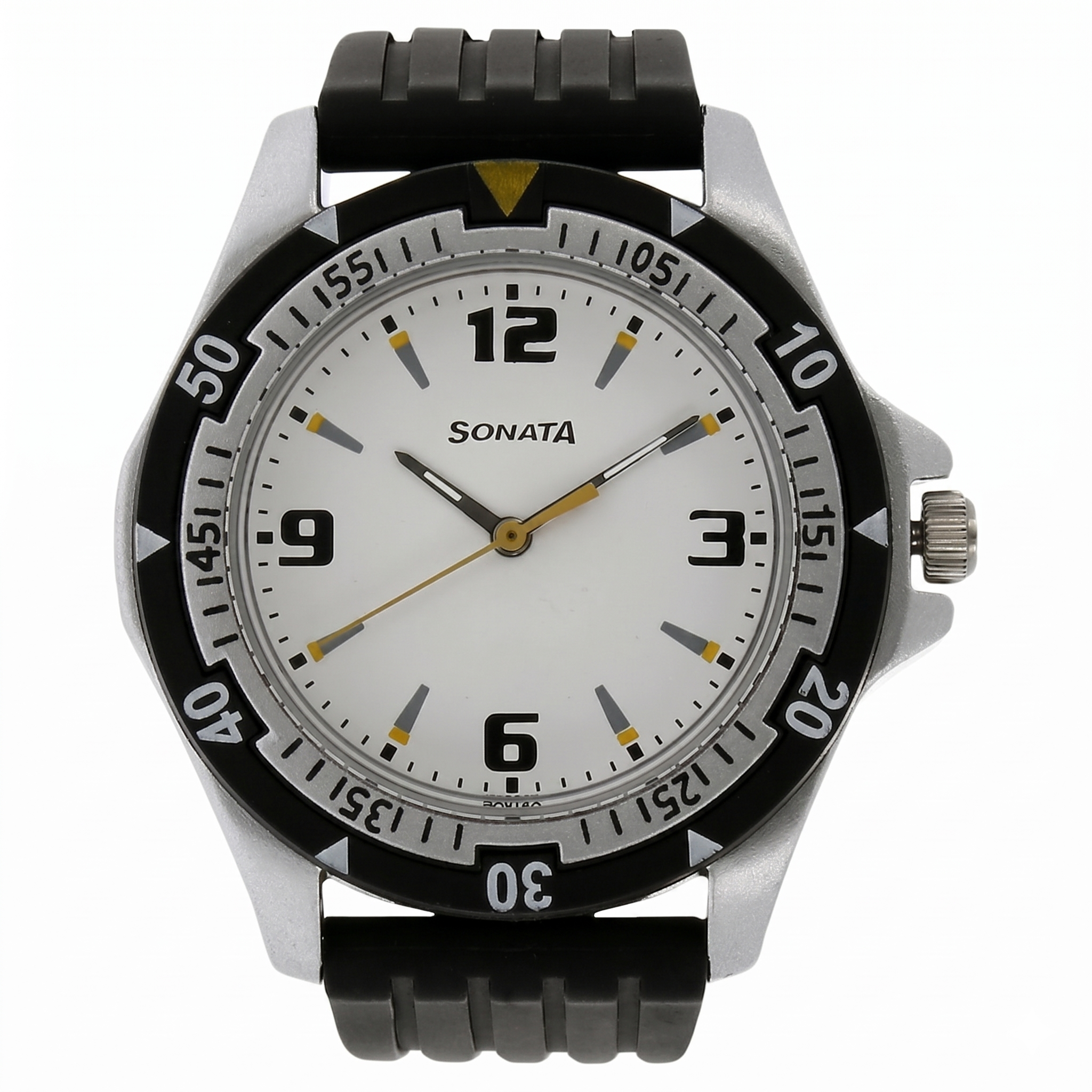 Sonata NS7930PP01 | SF Quartz Analog White Dial Watch for Men