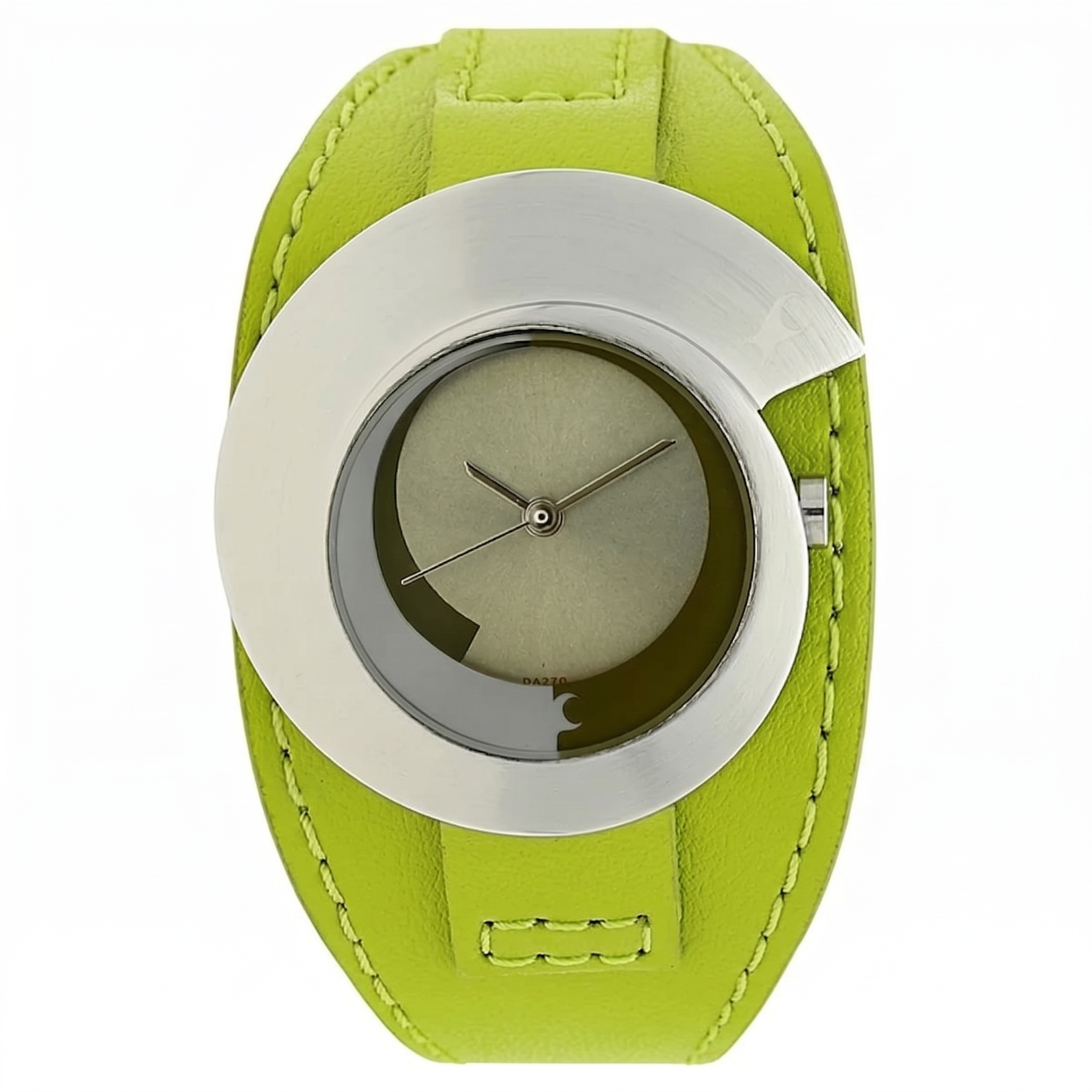Fastrack 6041SL02 | Fastrack Quartz Analog Grey Dial Leather Strap Watch for Girls