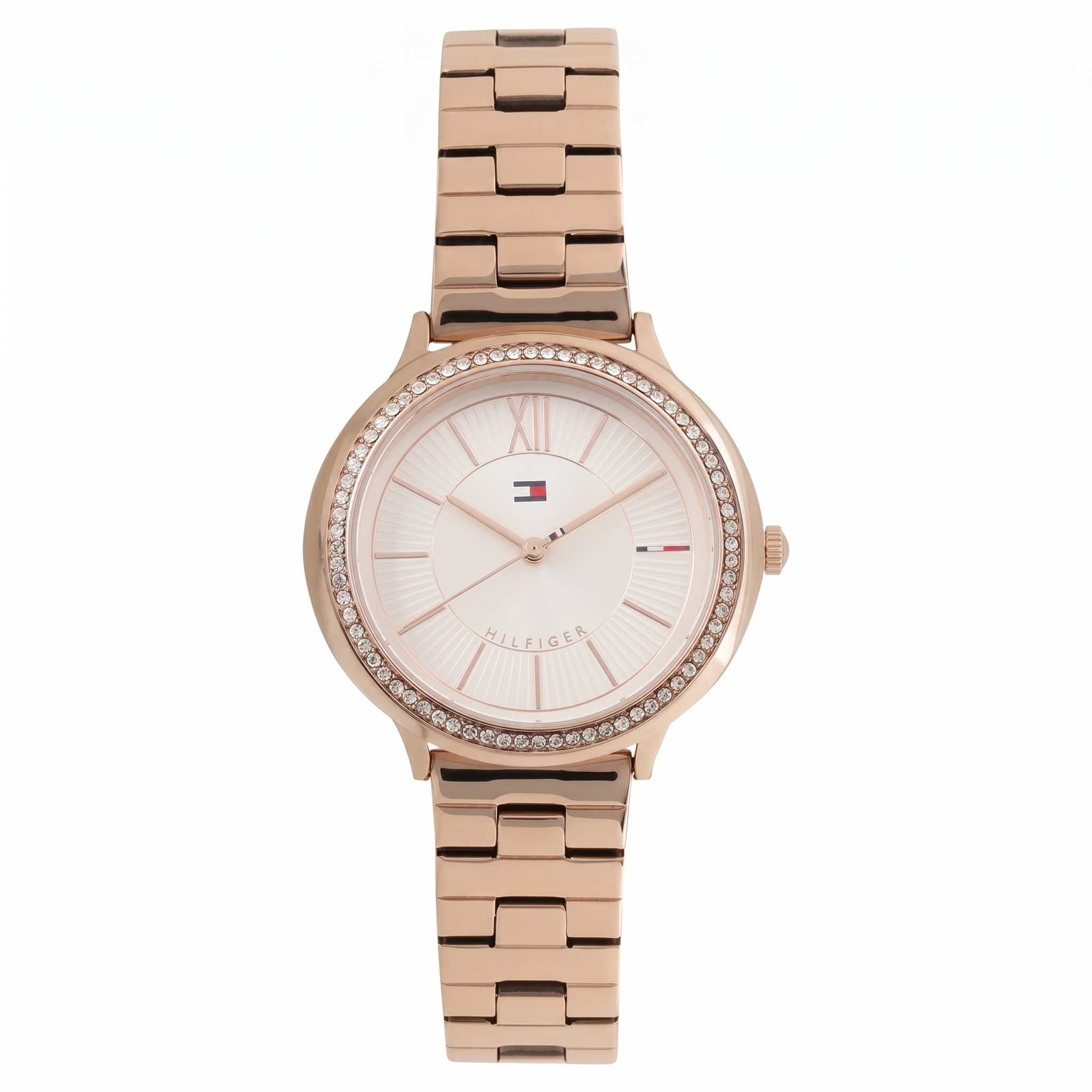 Tommy Hilfiger NCTH1781861 | Tommy Hilfiger Quartz Analog Silver Dial Metal Strap Watch for Women