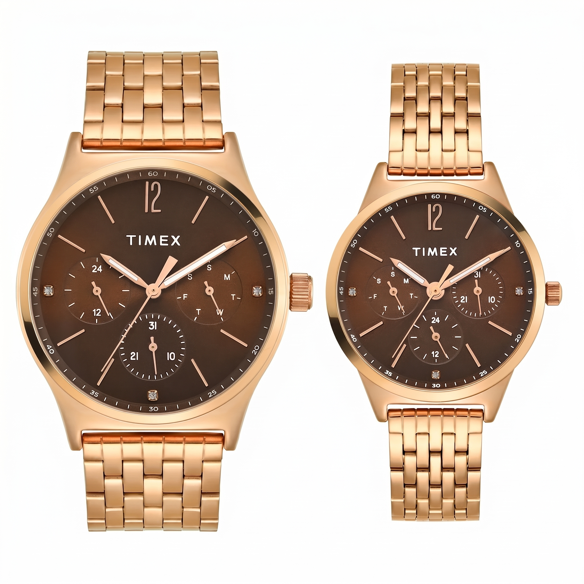 Timax TW00PR349 | TIMEX Trendline Brown Round Dial Analog