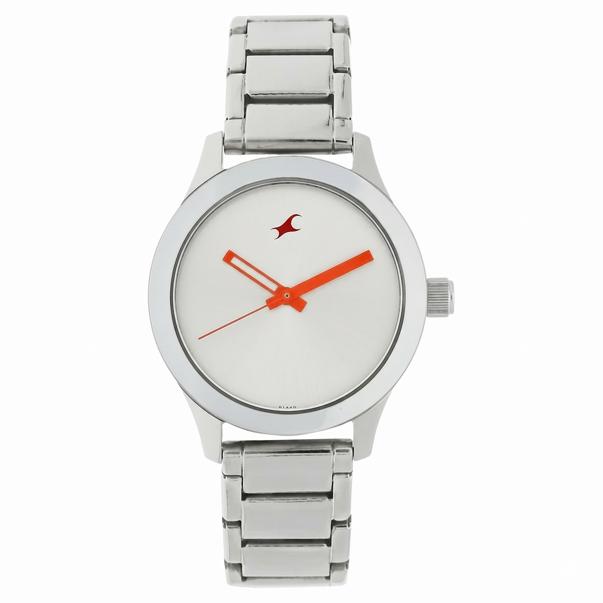 Fastrack NN6078SM02 | Fastrack Quartz Analog Silver Dial Stainless Steel Strap Watch for Girls