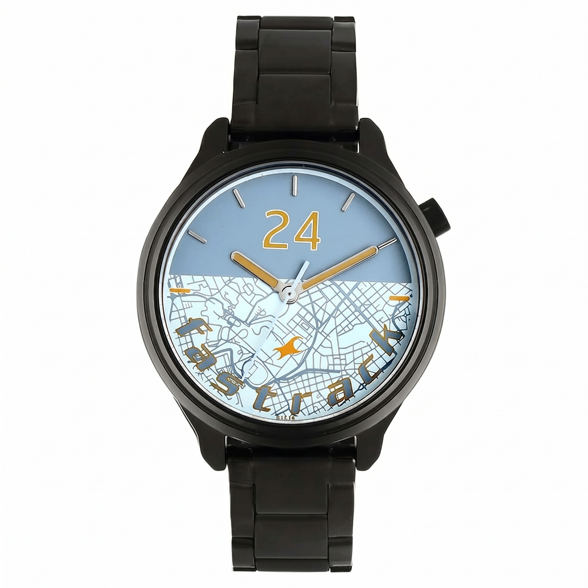 Fastrack 6188NM02 | Fastrack Road Trip Quartz Analog Bicolour Dial Stainless Steel Strap Watch for Girls