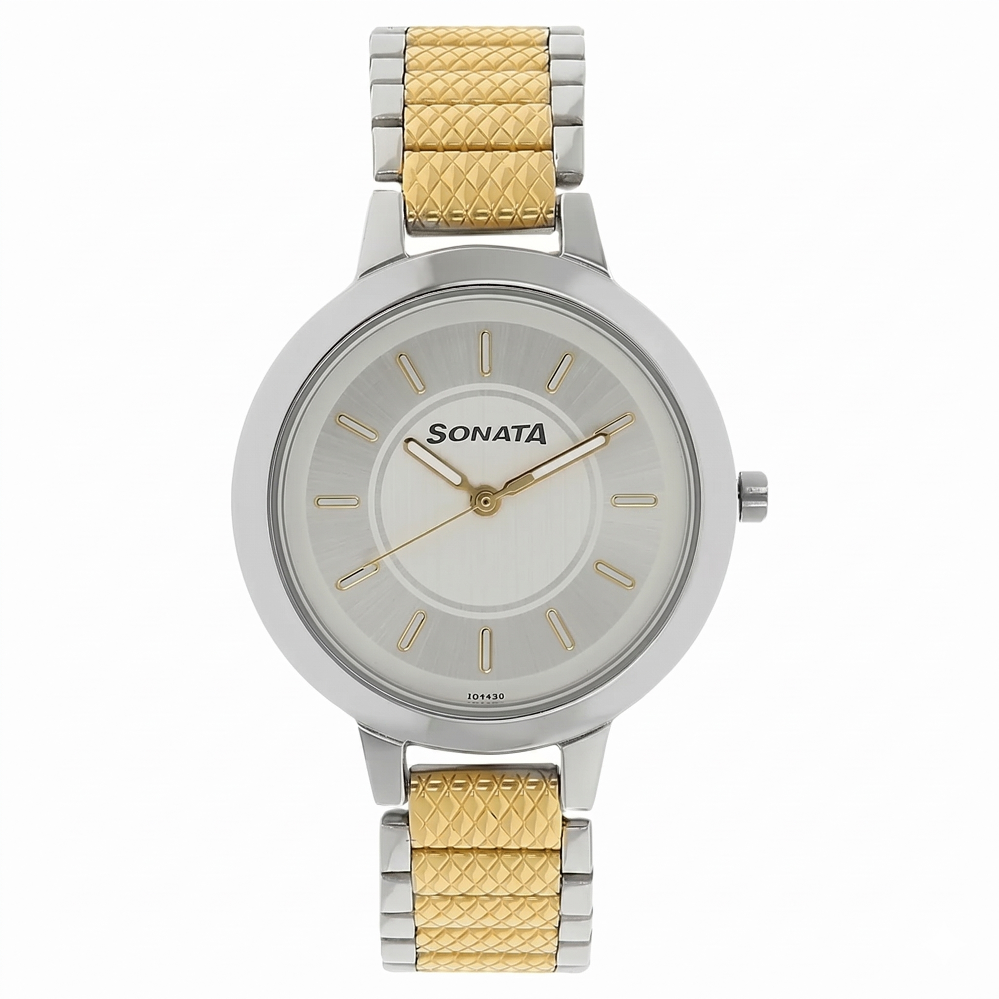 Sonata 8141BM01 | Sonata Elite Silver Dial Women Watch With Stainless Steel Strap