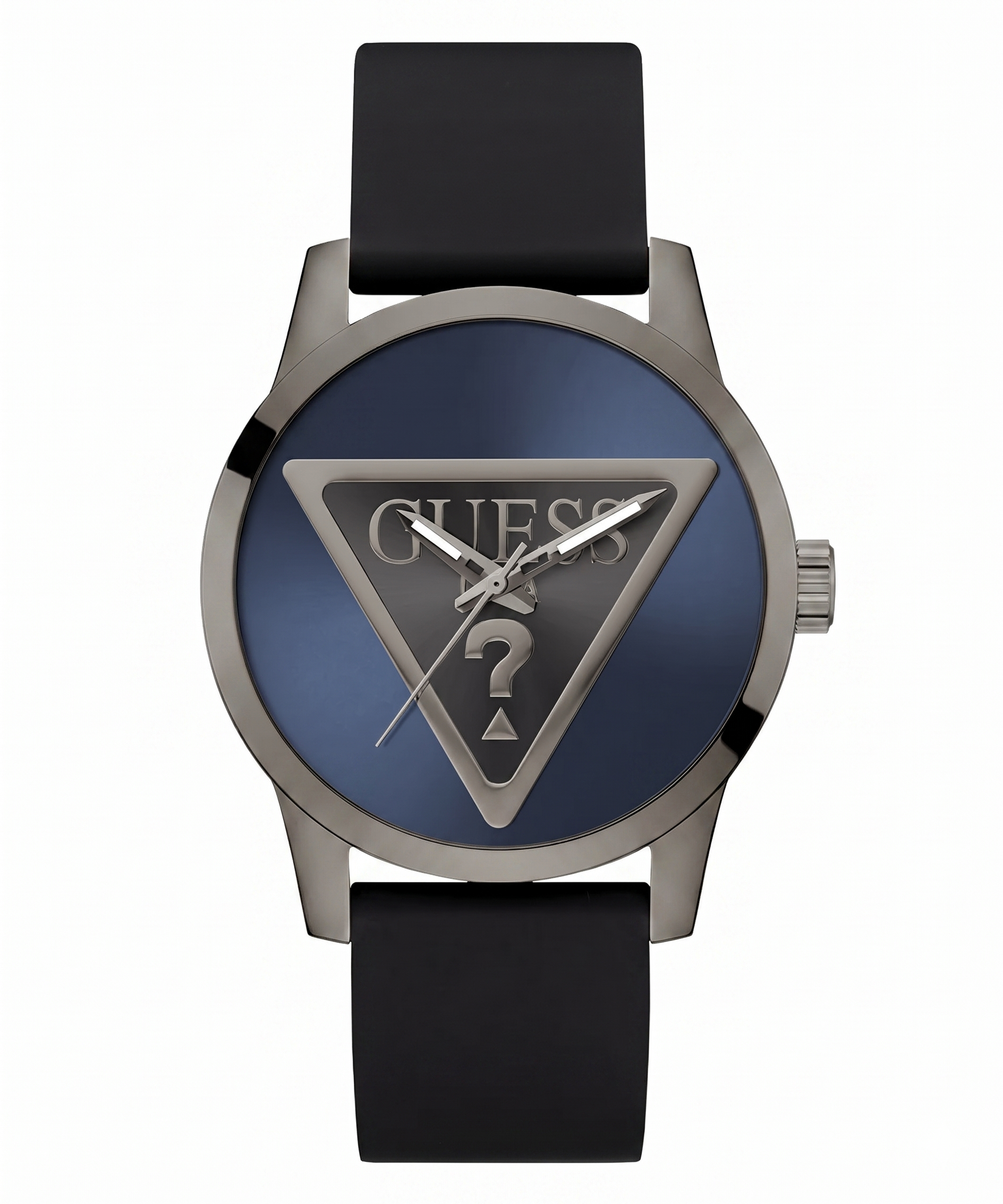 Guess GW0781G5 | Badge Men Quartz Blue Dial Analog Leather Watch.