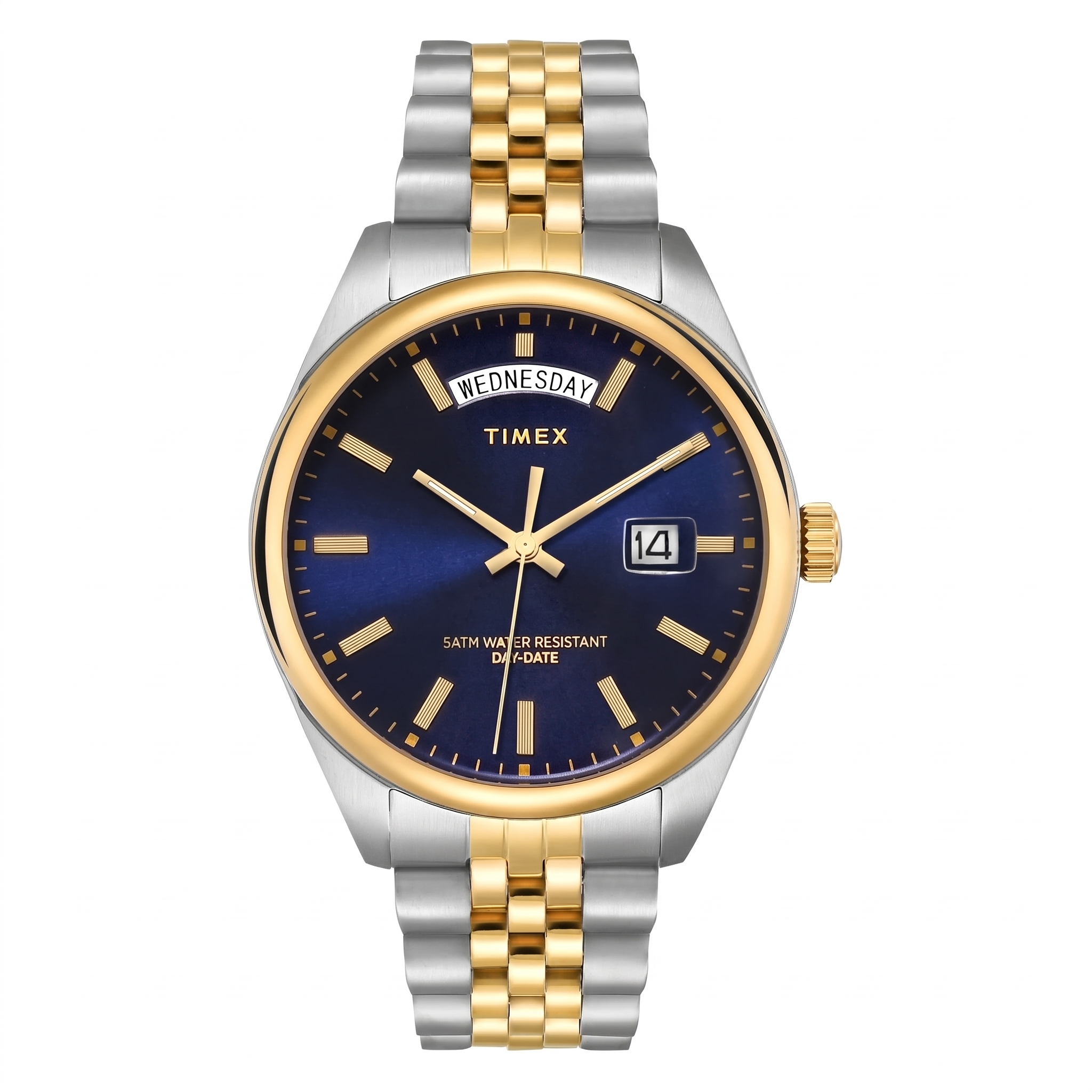 Timex TWEG27100 | TIMEX TREND Blue Round Dial Analog Men's Watch.