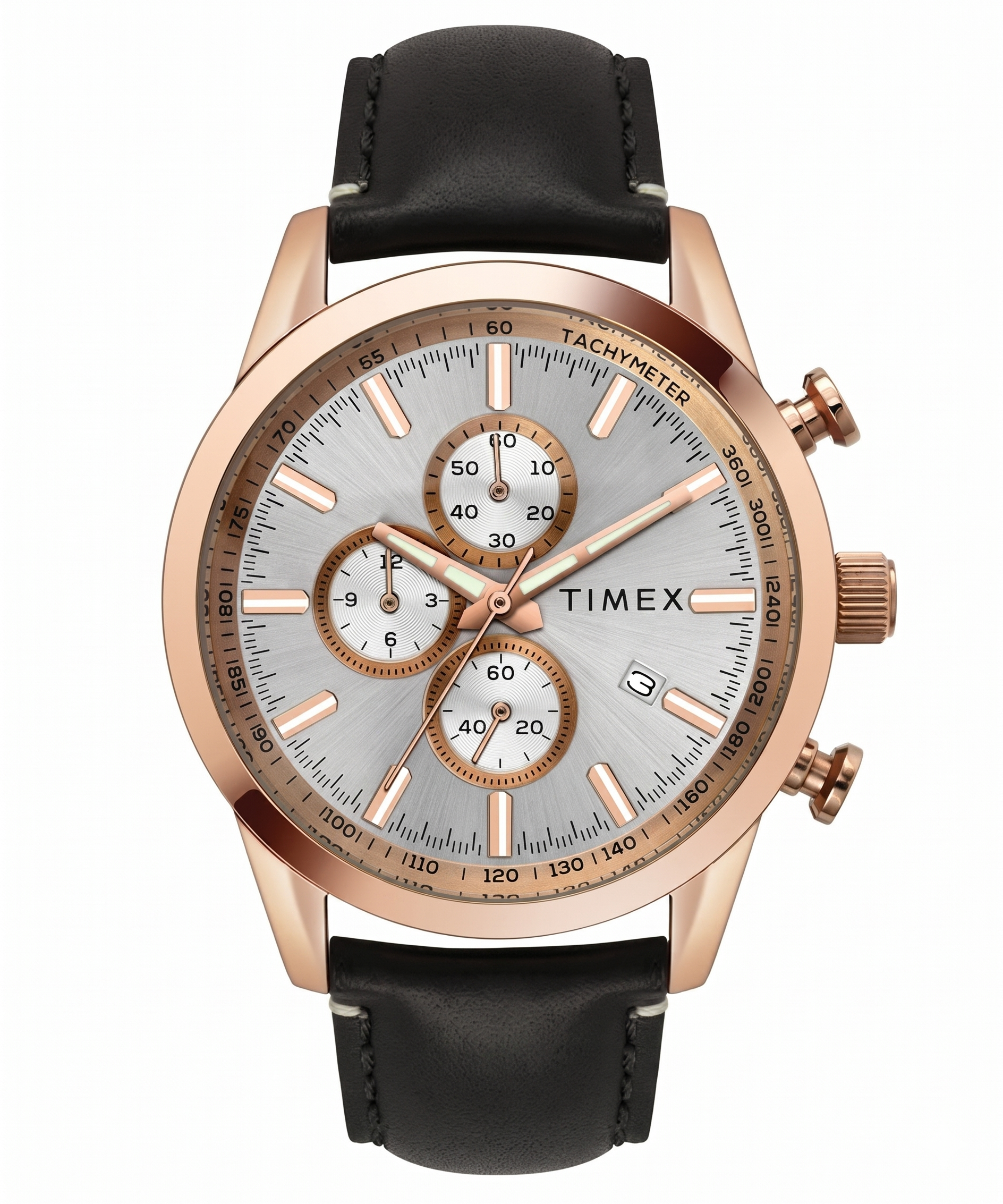 Timex TWEG17602 | Timex E Class Men's Grey Dial Round Case Chronograph Function Watch