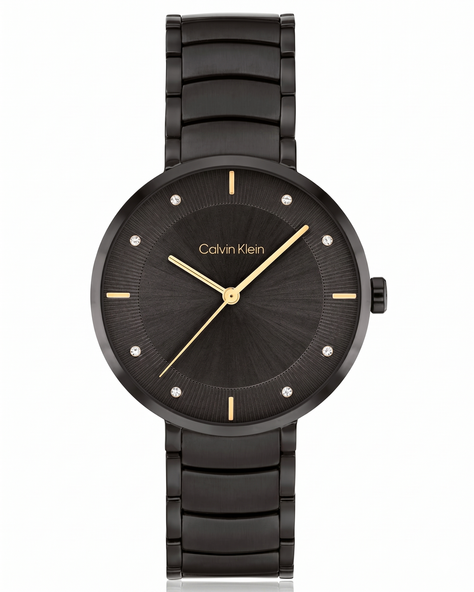 Calvin Klein 25100021 | Sentiment Women Quartz Black Dial Analog Stainless Steel Watch