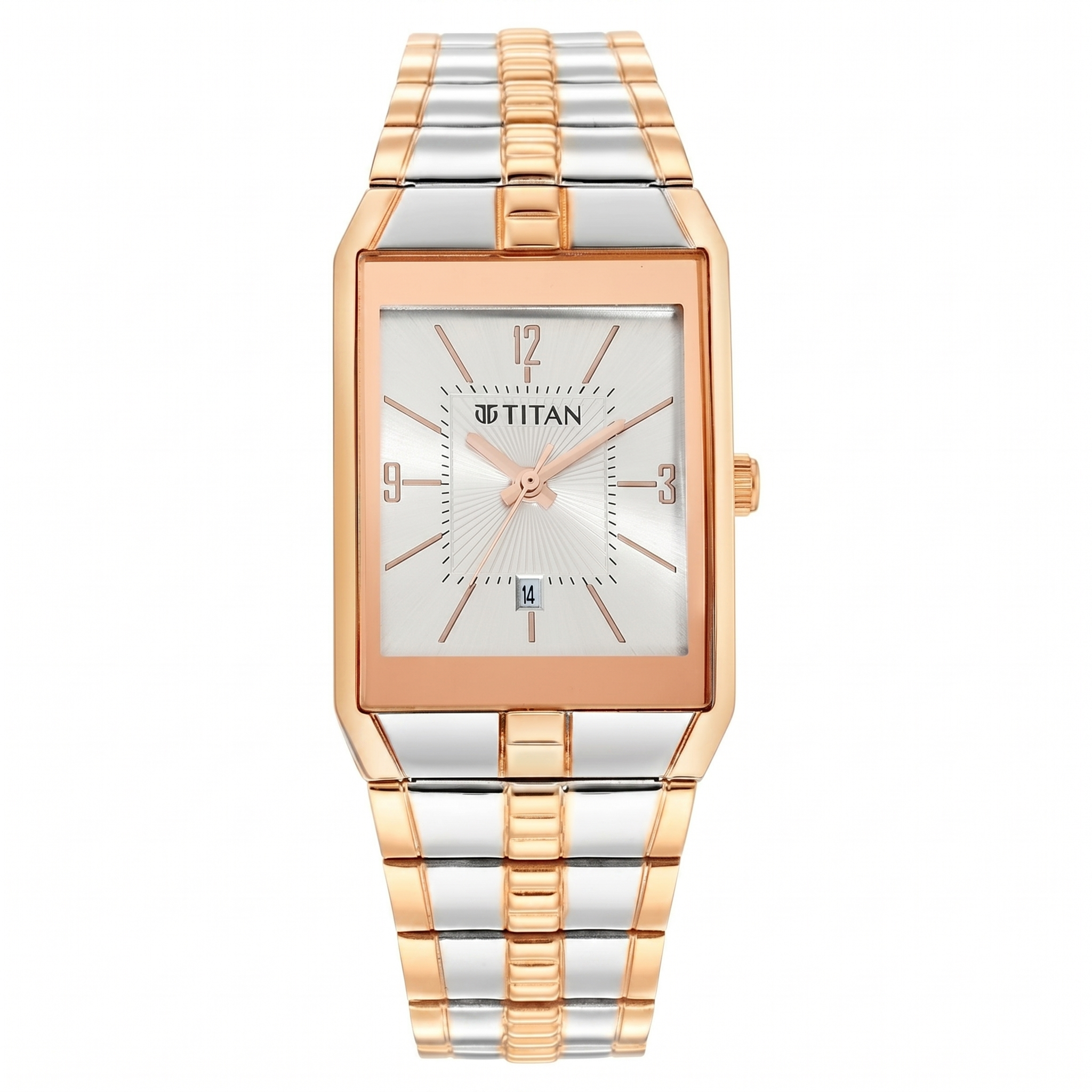 Titan 9151KM01 | Titan Quartz Analog Silver Dial Stainless Steel Strap Watch for Men