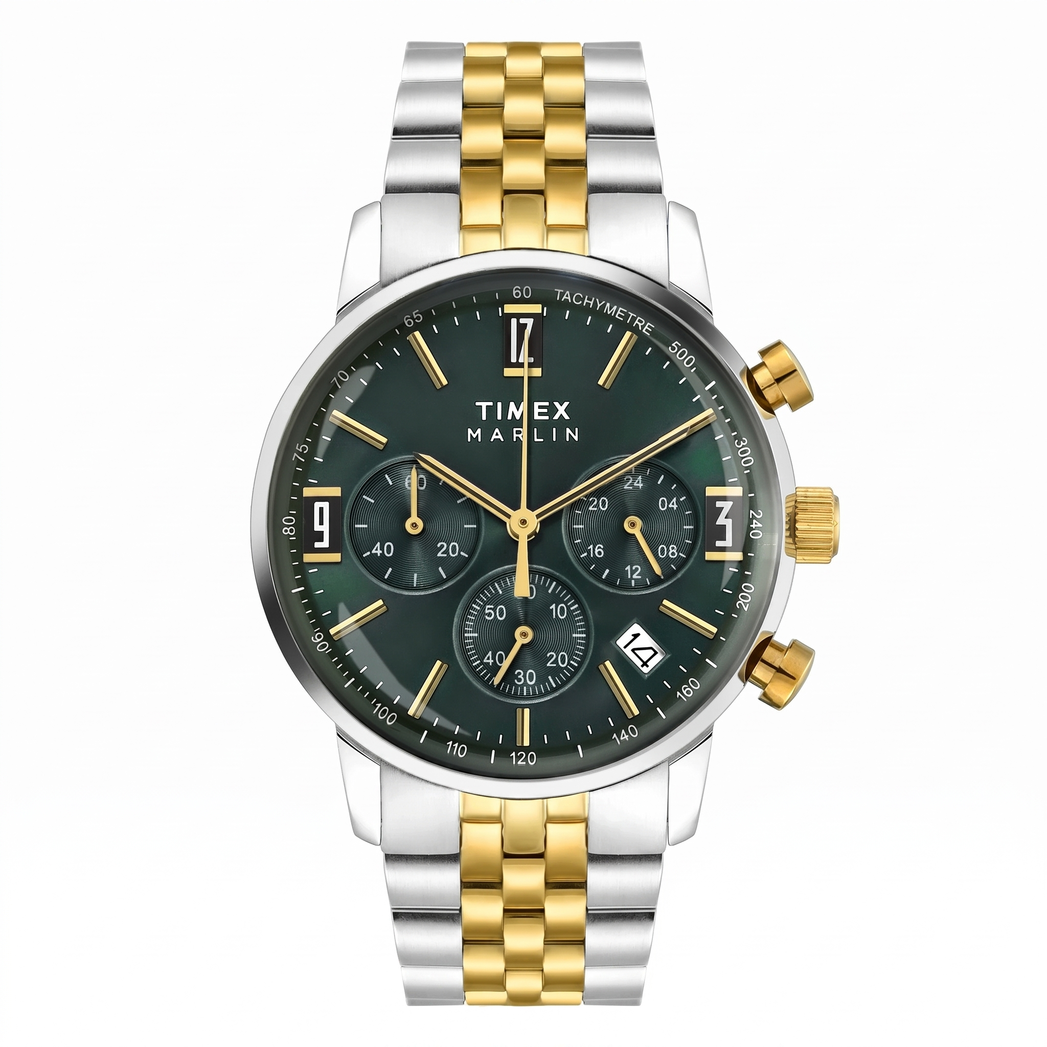 Timex TWEG26707 | TIMEX Marlin Green Round Dial Analog Men's Watch.
