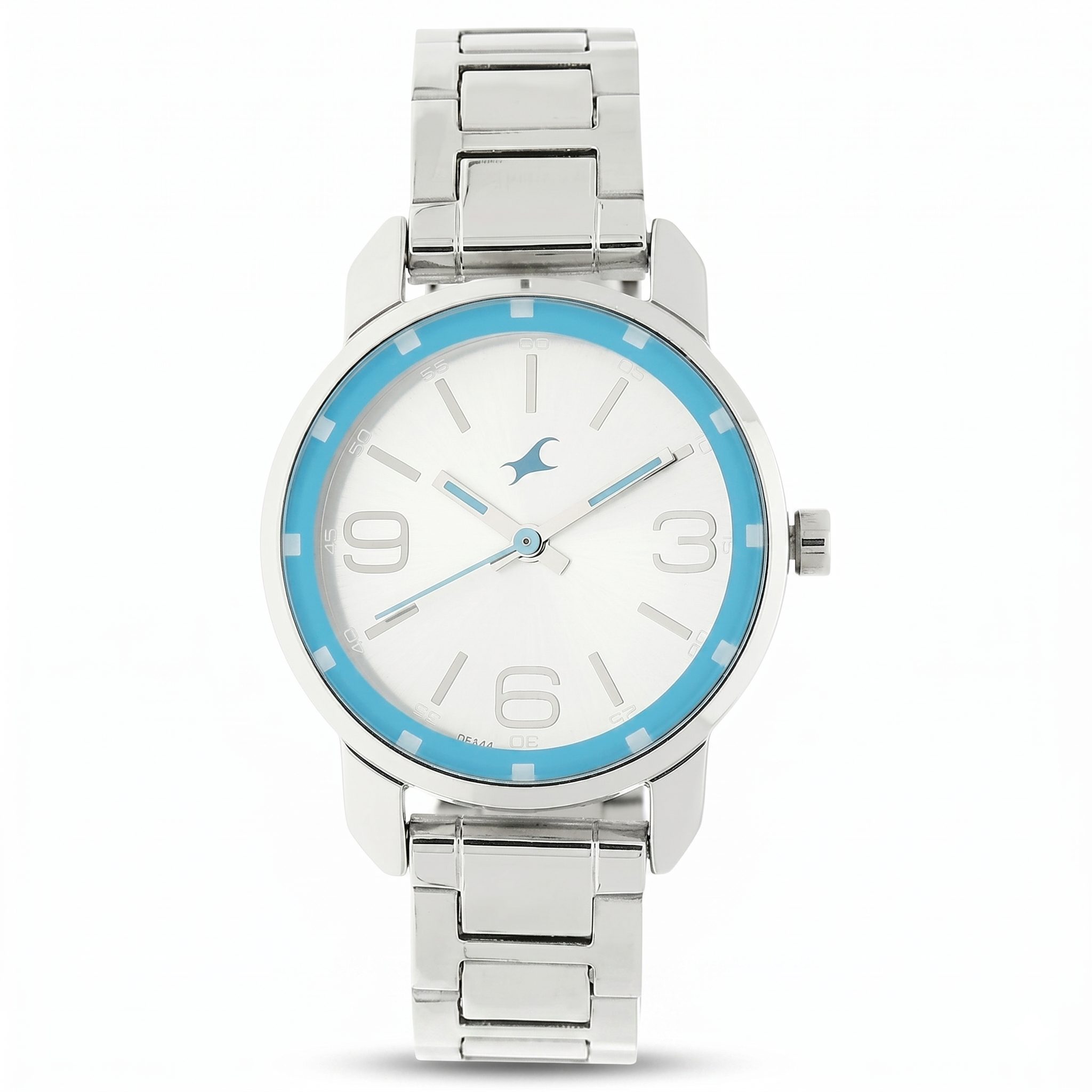 Fastrack NK6111SM01 | Fastrack Quartz Analog Silver Dial Stainless Steel Strap Watch for Girls