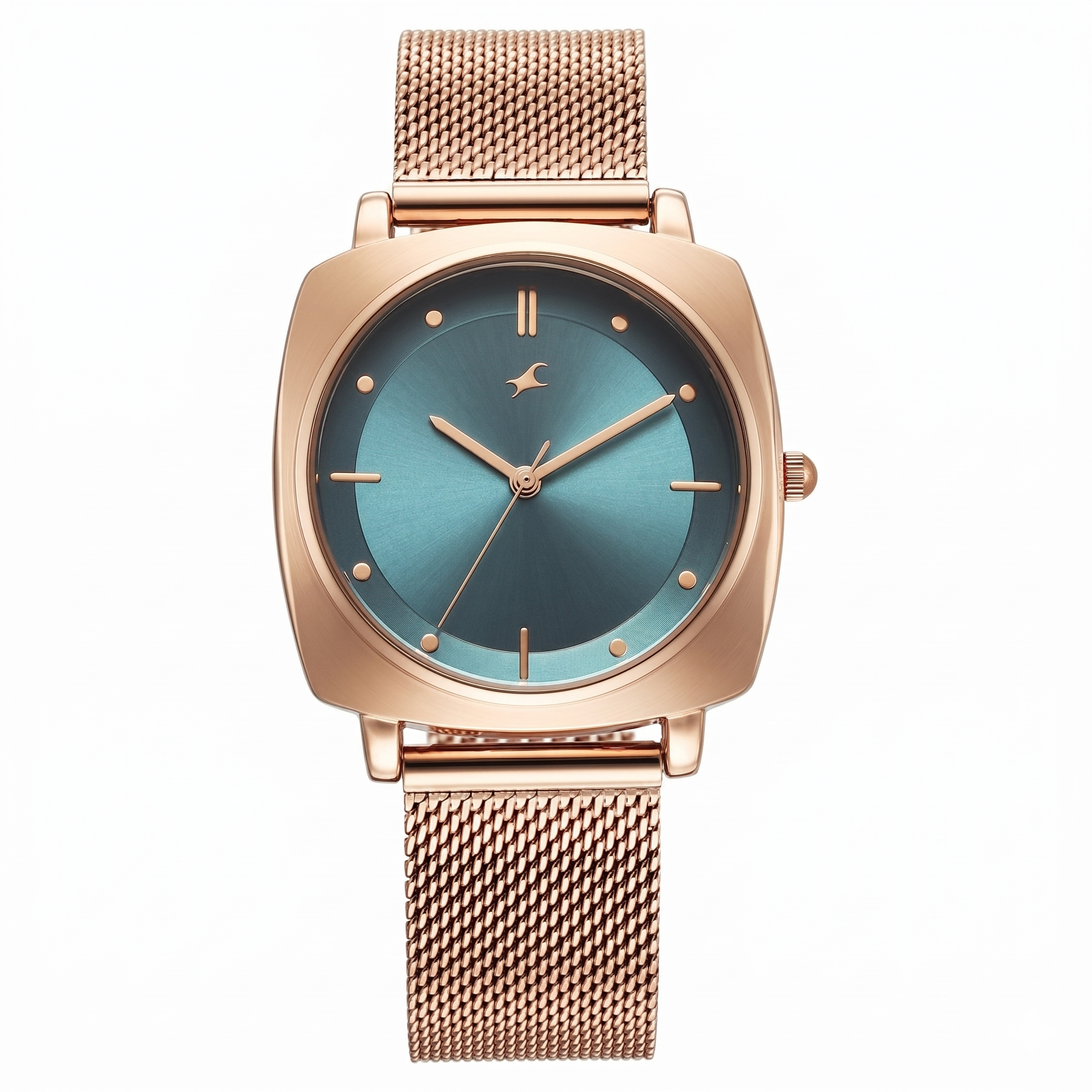 Fastrack 68043WM02 | Fastrack Stunners X Quartz Analog Green Dial Stainless Steel Strap Watch For Girls