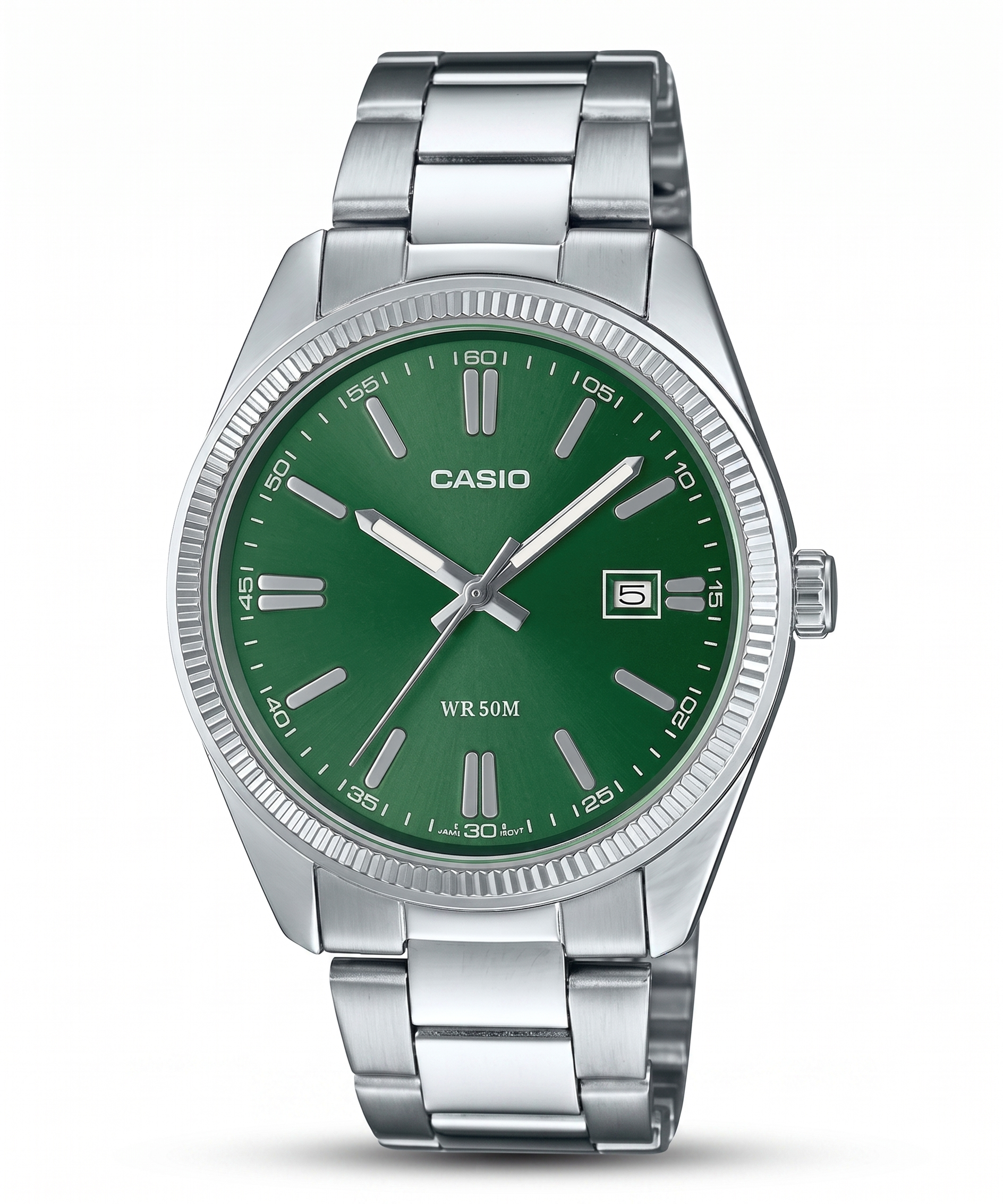 Casio A2262 | Casio Enticer Men Analog Green Dial Men MTP-1302PD-3AVEF.
