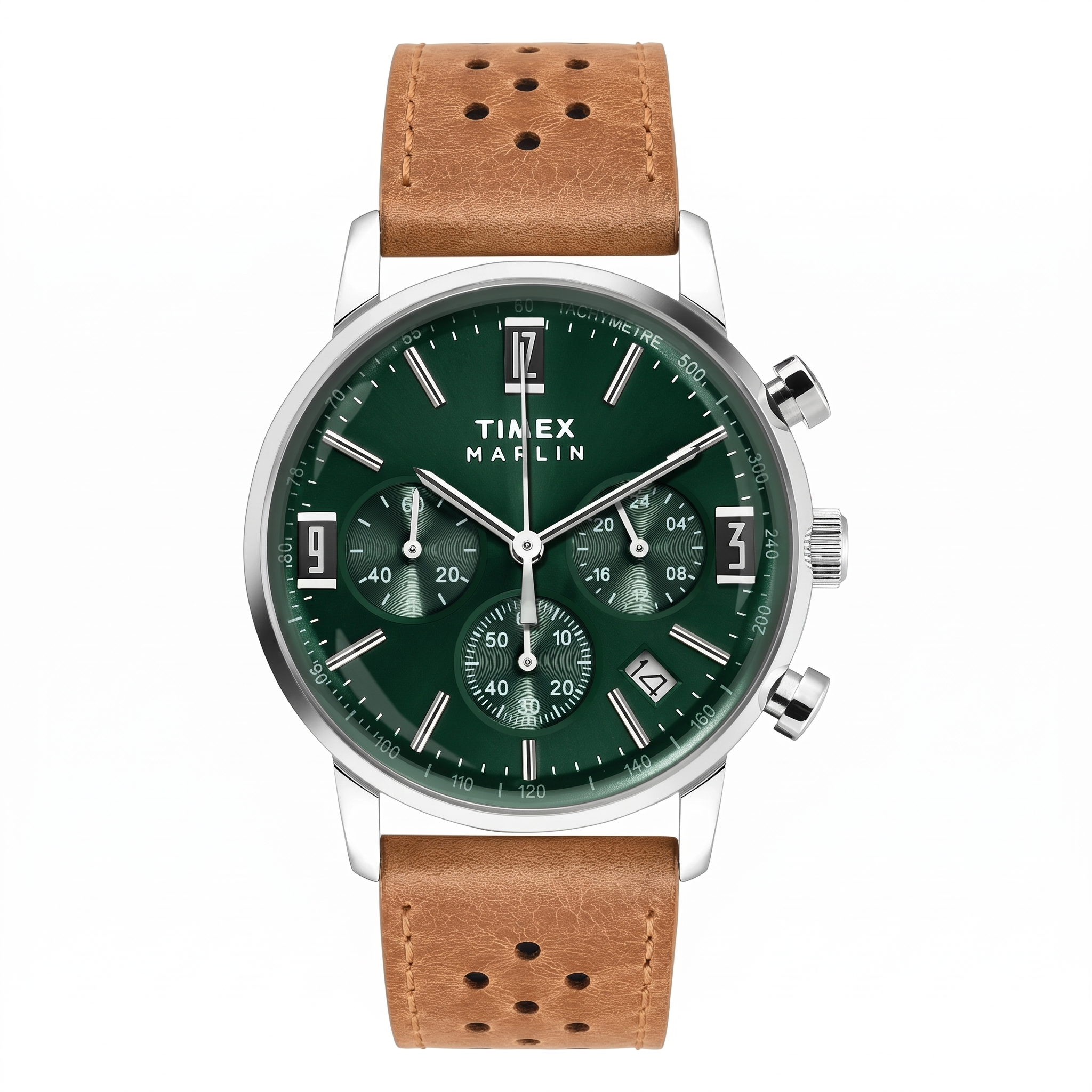 Timex TWEG26702 | TIMEX Marlin? Green Round Dial Analog Men's Watch.