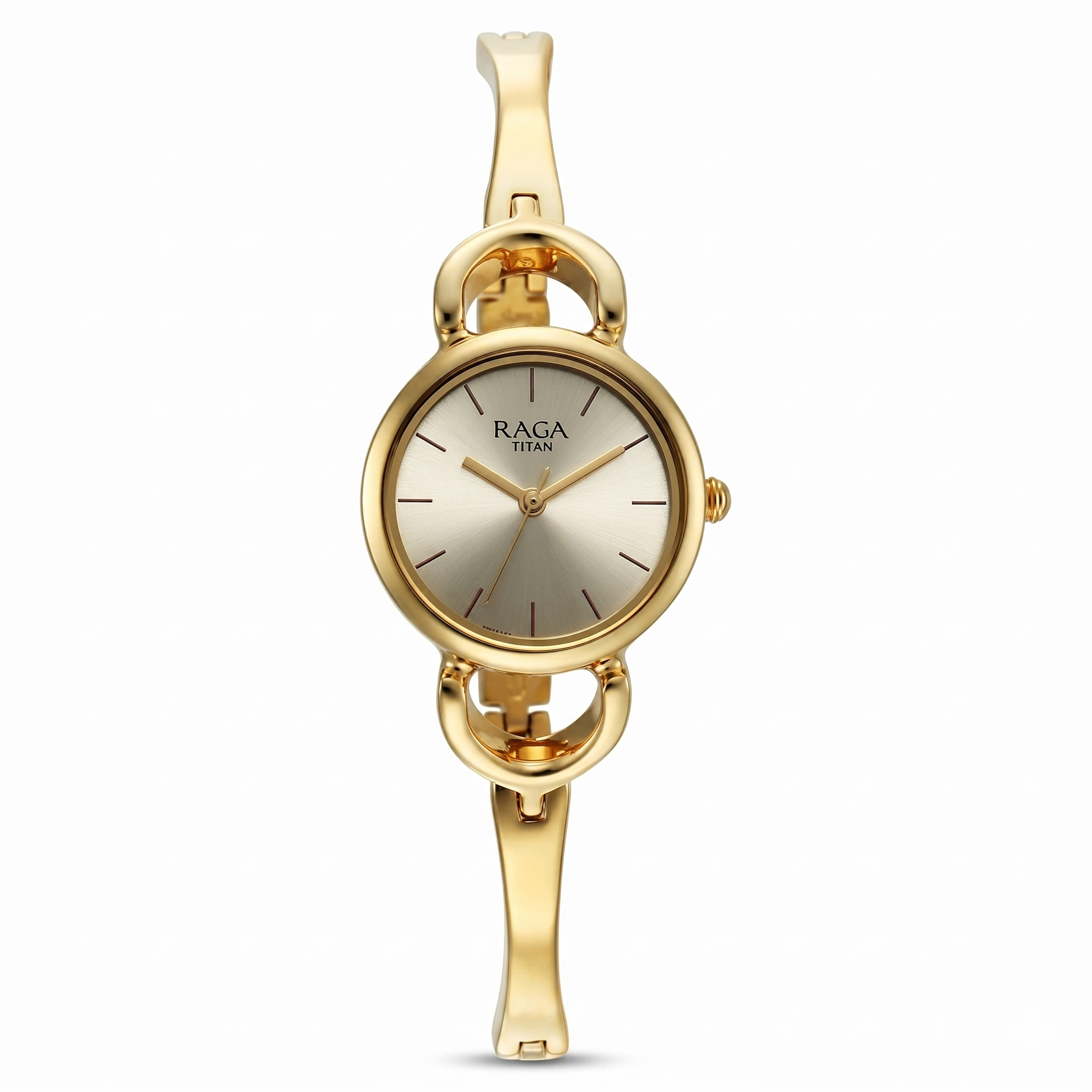 Titan 2724YM01 | Titan Raga Champagne Dial Watch for Women