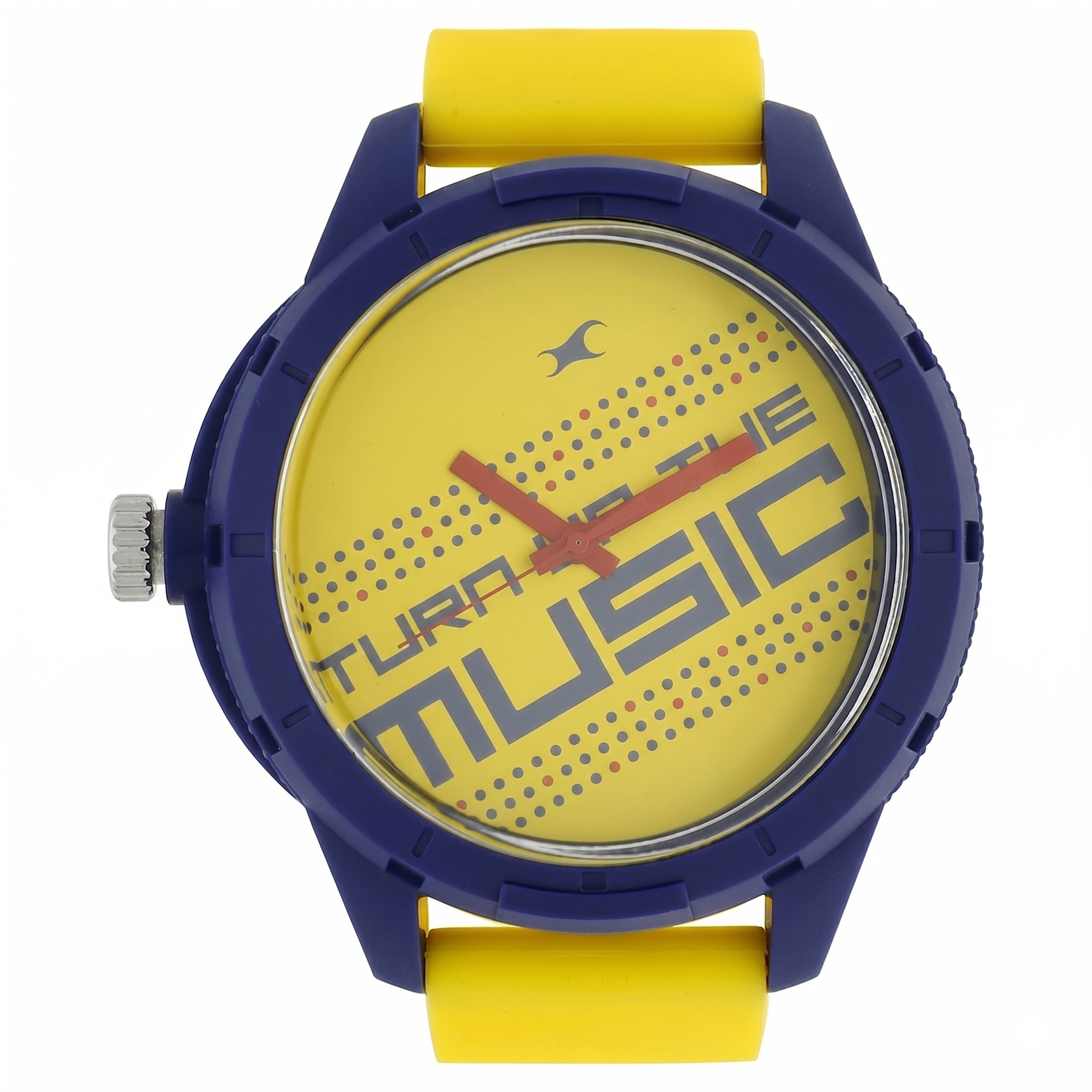 Fastrack 38019PP08J | Fastrack Quartz Analog Yellow Dial Plastic Strap Watch for Unisex