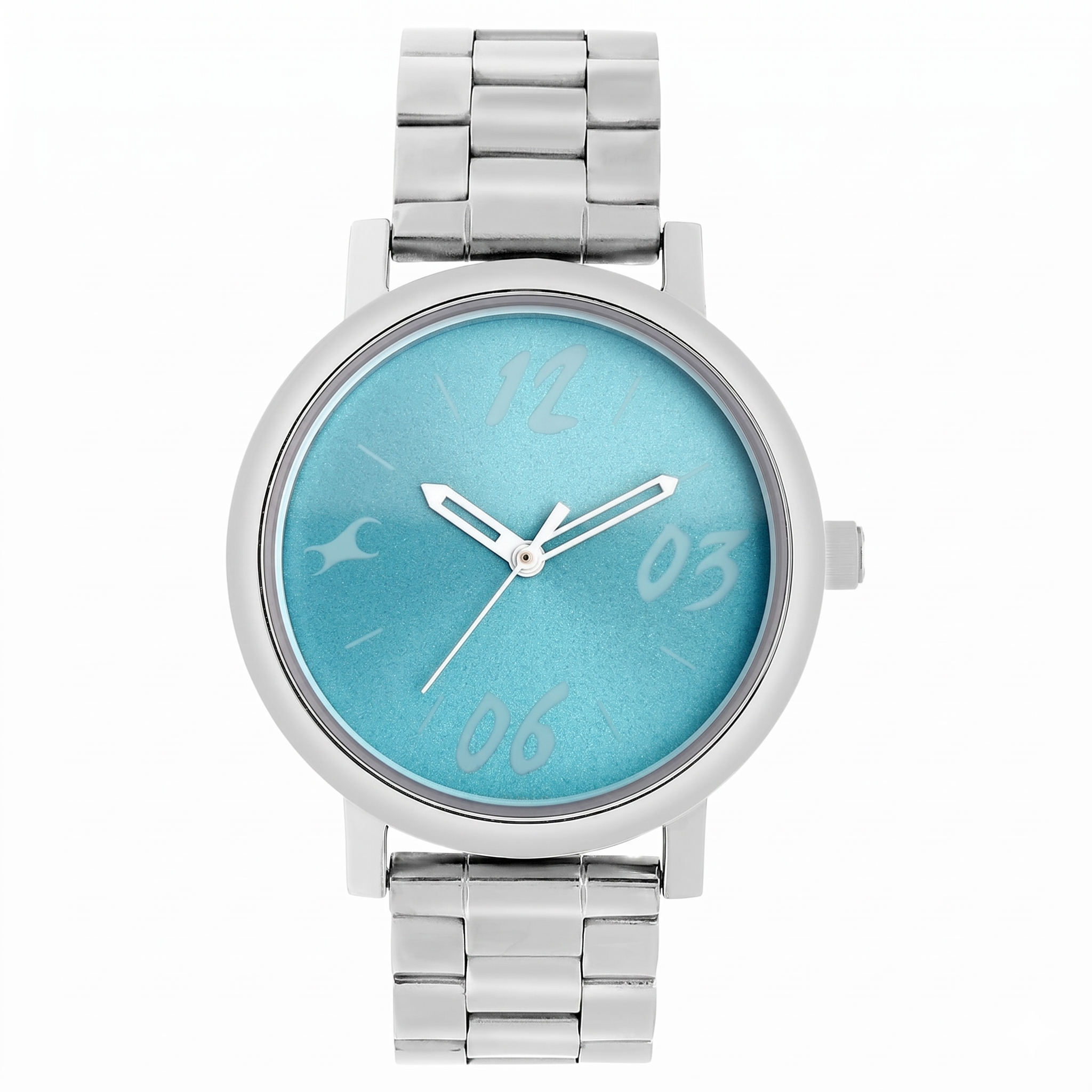 Fastrack 68010SM07 | Fastrack Tropical Waters Quartz Analog Green Dial Metal Strap Watch for Girls