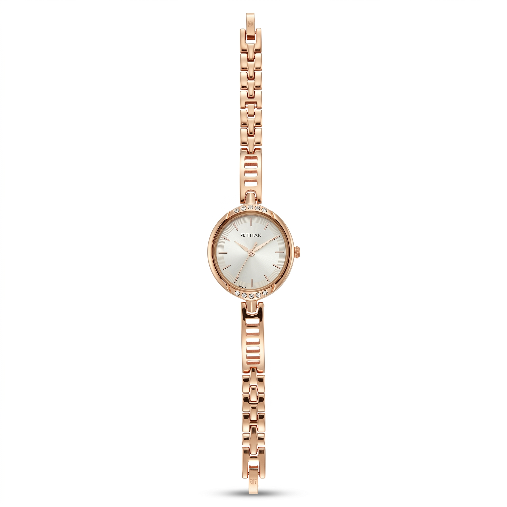 Titan 2637WM01 | Titan Quartz Analog Silver Dial Metal Strap Watch for Women