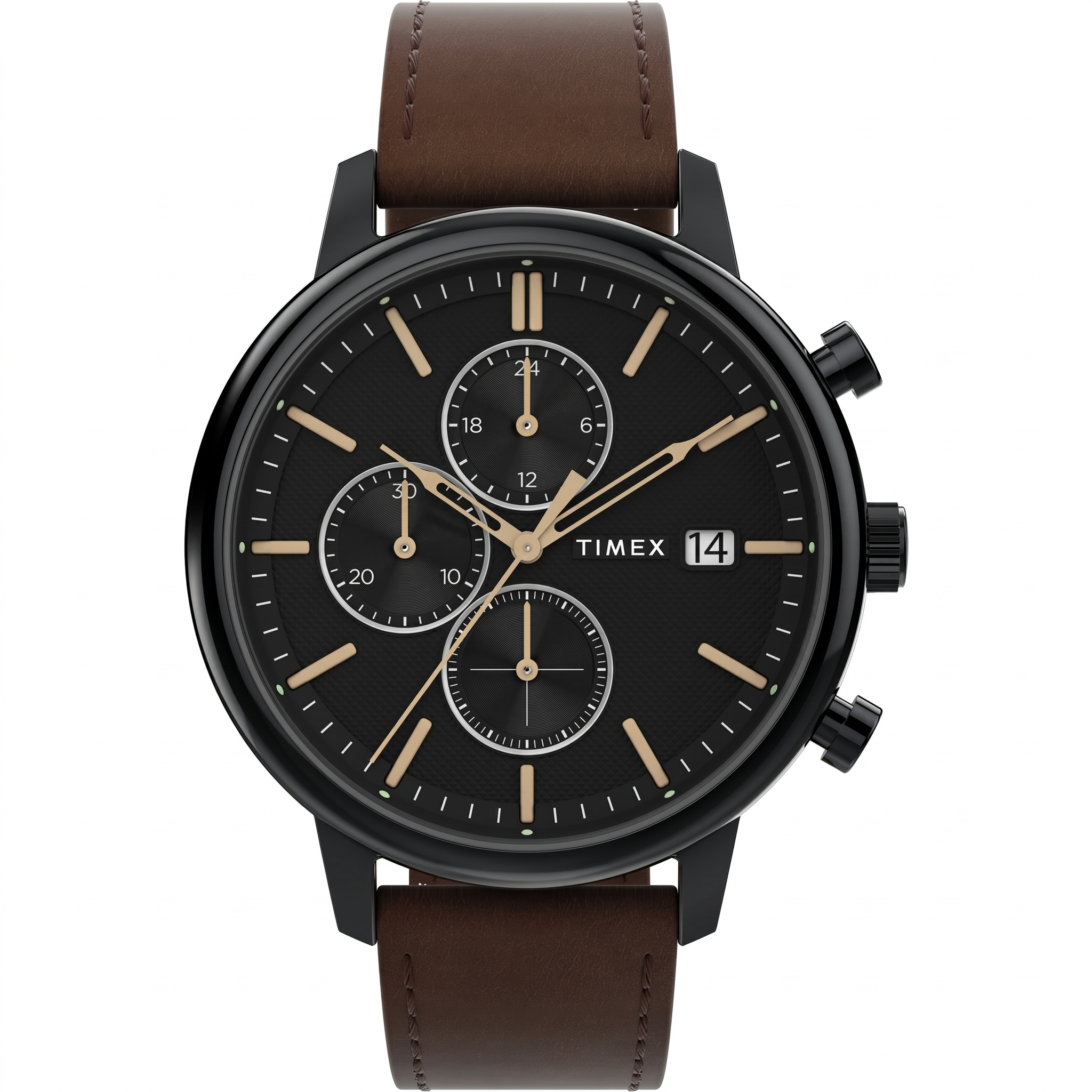 Timex TW2W13200UJ | TIMEX Trend Men Black Round Analog Watch