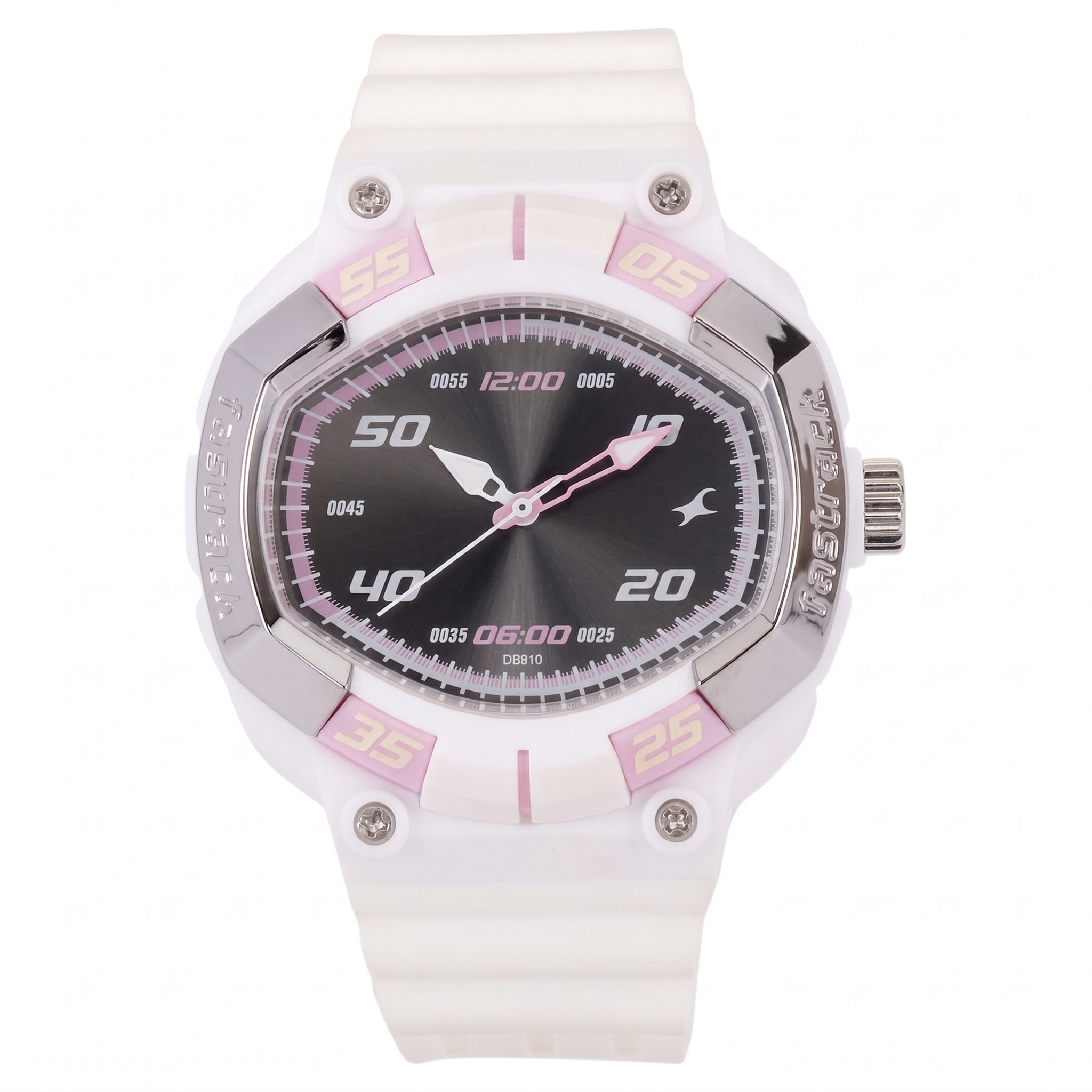 Fastrack 9941PP01 | Fastrack Speed Racer Quartz Analog Black Dial Plastic Strap Watch for Girls