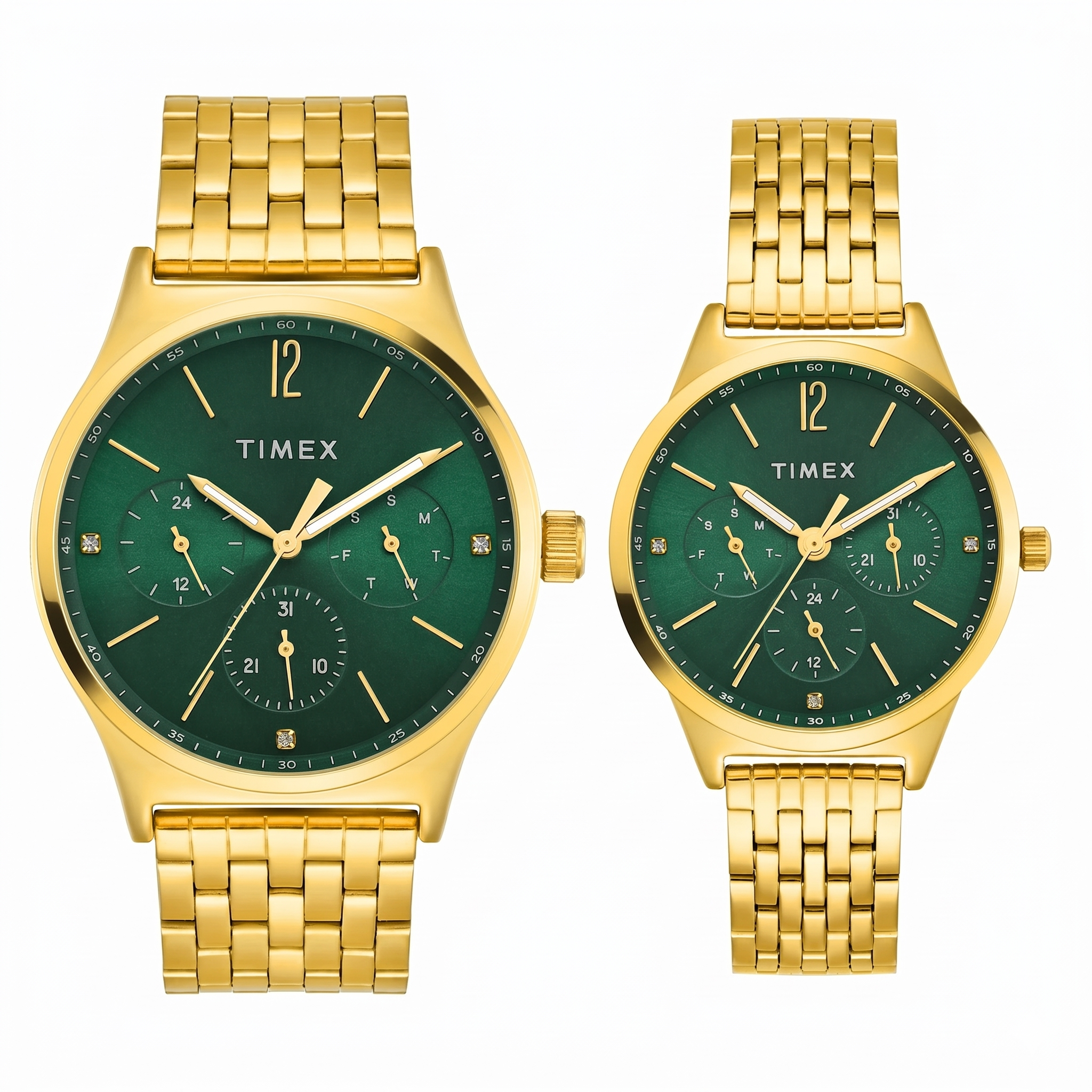 Timex TW00PR348 | TIMEX Trendline Green Round Dial Analog