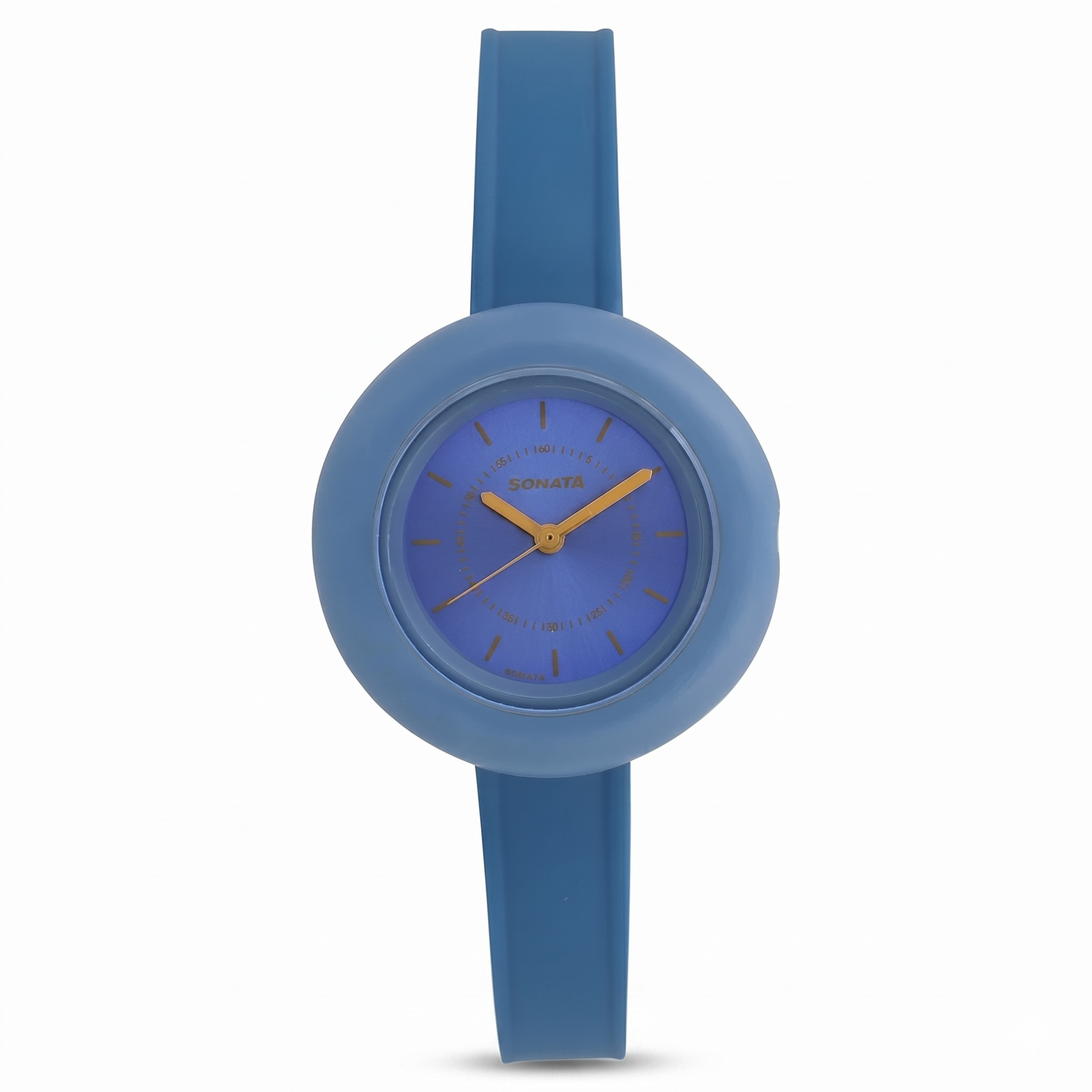 Sonata 87026PP06 | Sonata Tic Tac Toe Blue Dial Women Watch With Plastic Strap