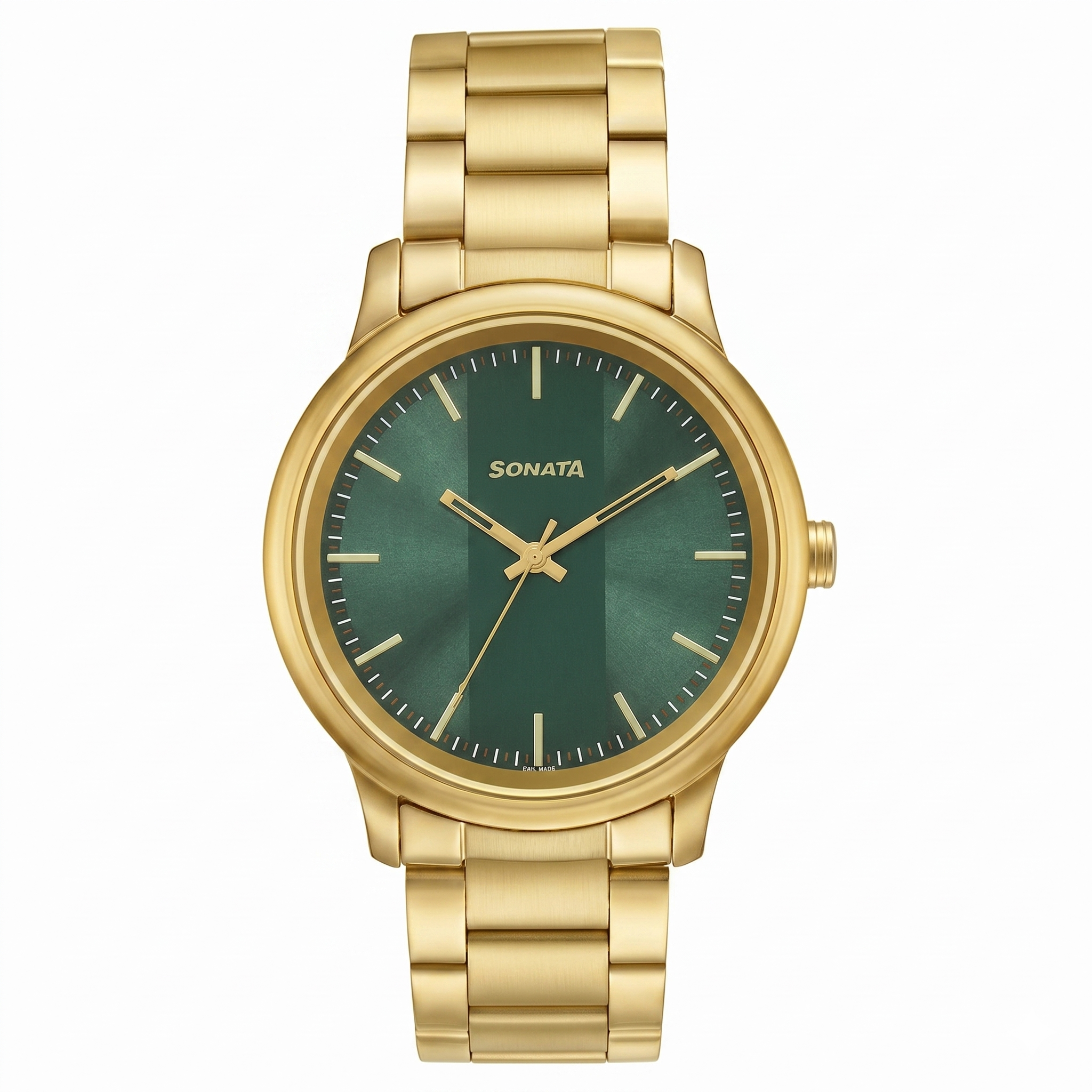 Sonata NS7134YM04 | Sonata Quartz Analog Stainless Steel Strap Watch for Men