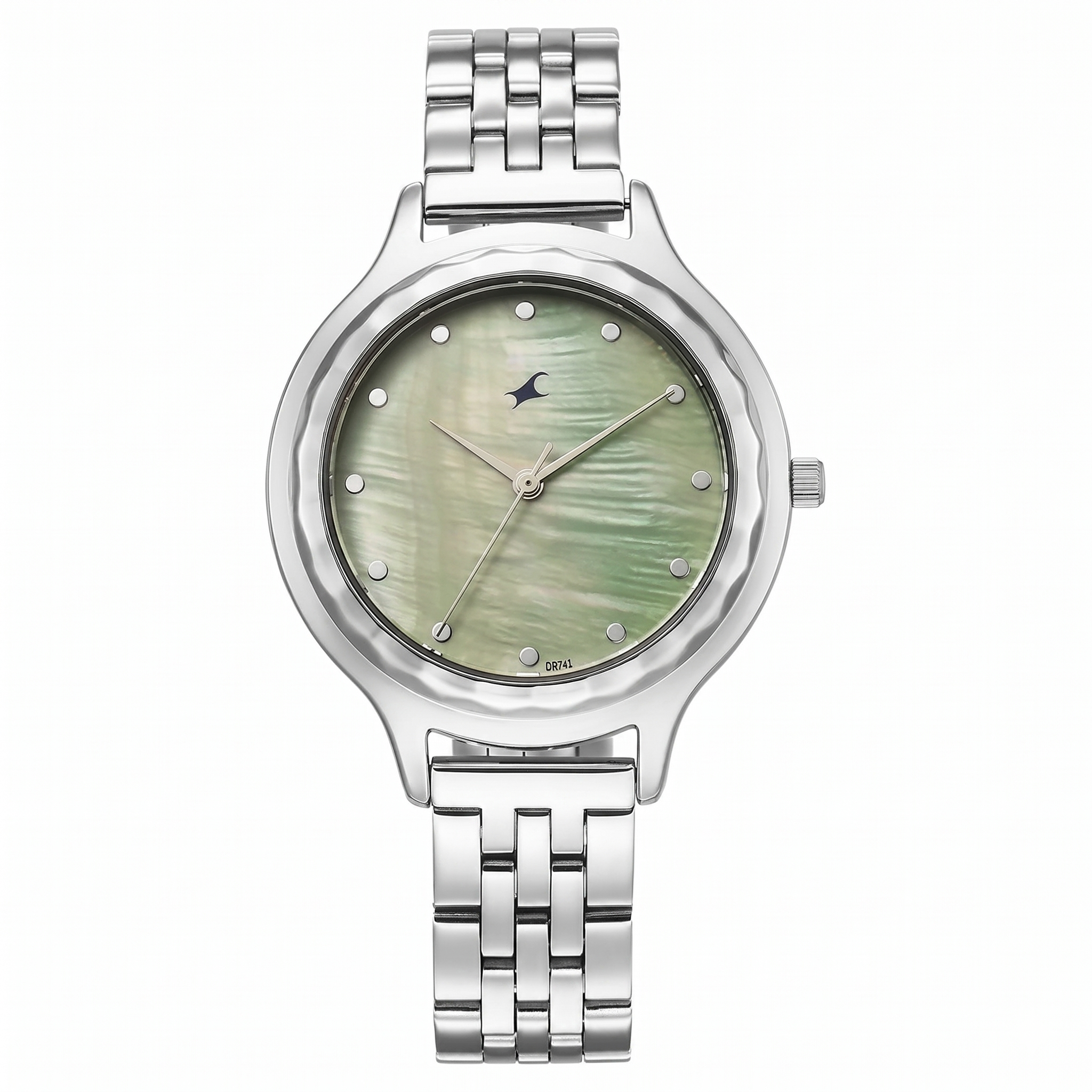 Fastrack 68046SM04 | Fastrack Stunners X Quartz Analog Green Dial Stainless Steel Strap Watch For Girls