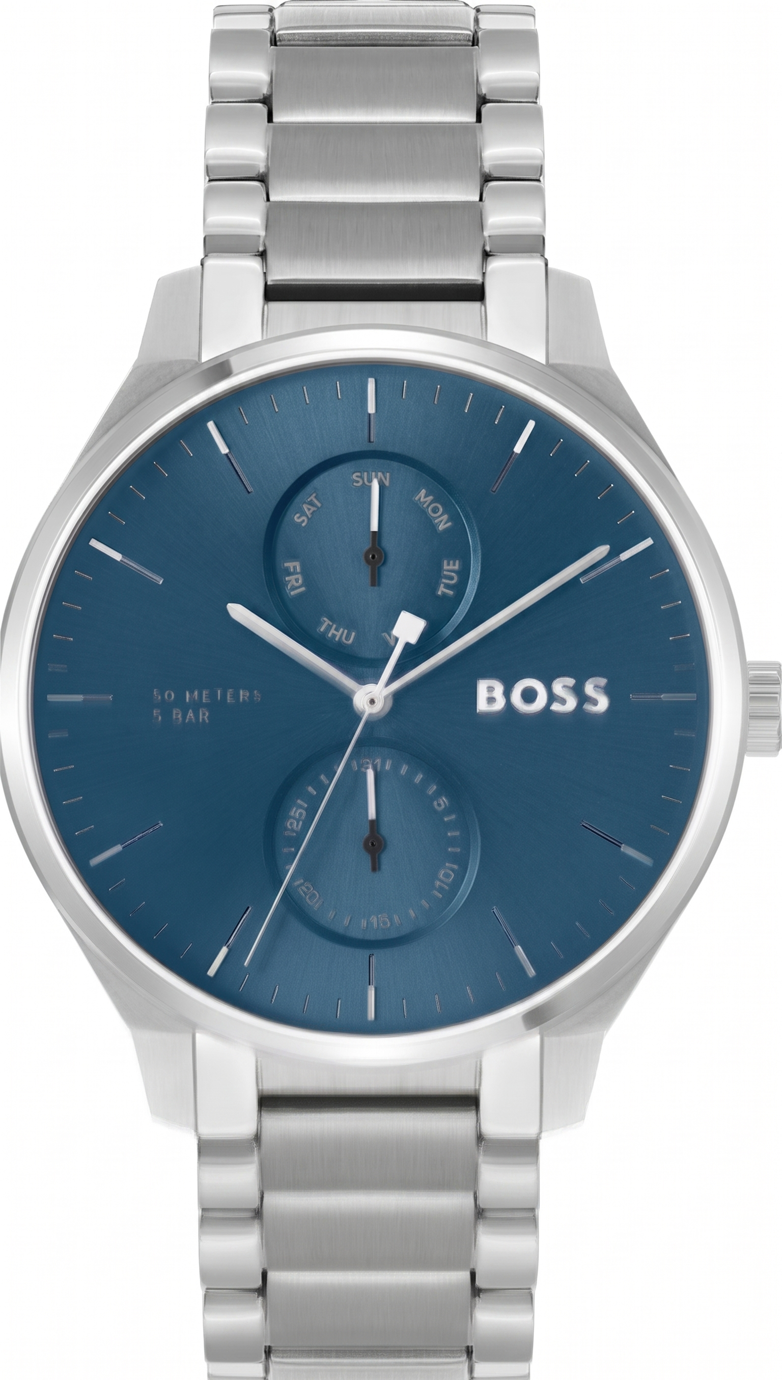 Boss 1514106 | Tyler Men Quartz Blue Dial Chronograph Stainless Steel Watch