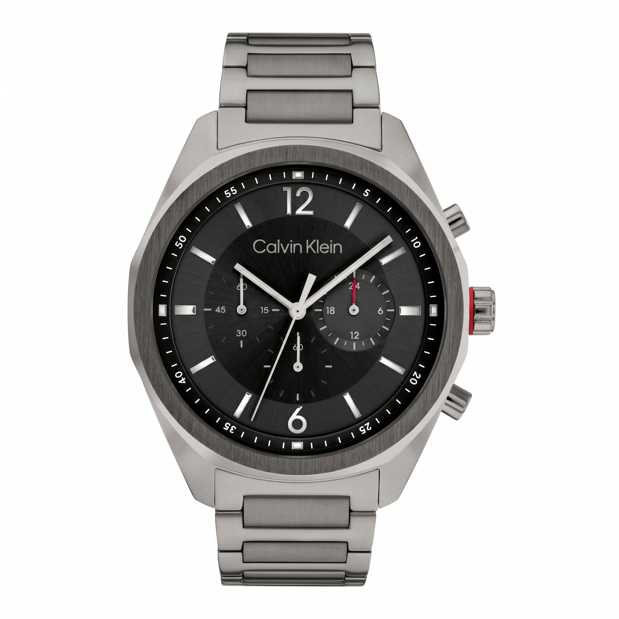 Calvin Klein 25200267 | Ck Force Men Quartz Black Dial Chronograph Stainless Steel