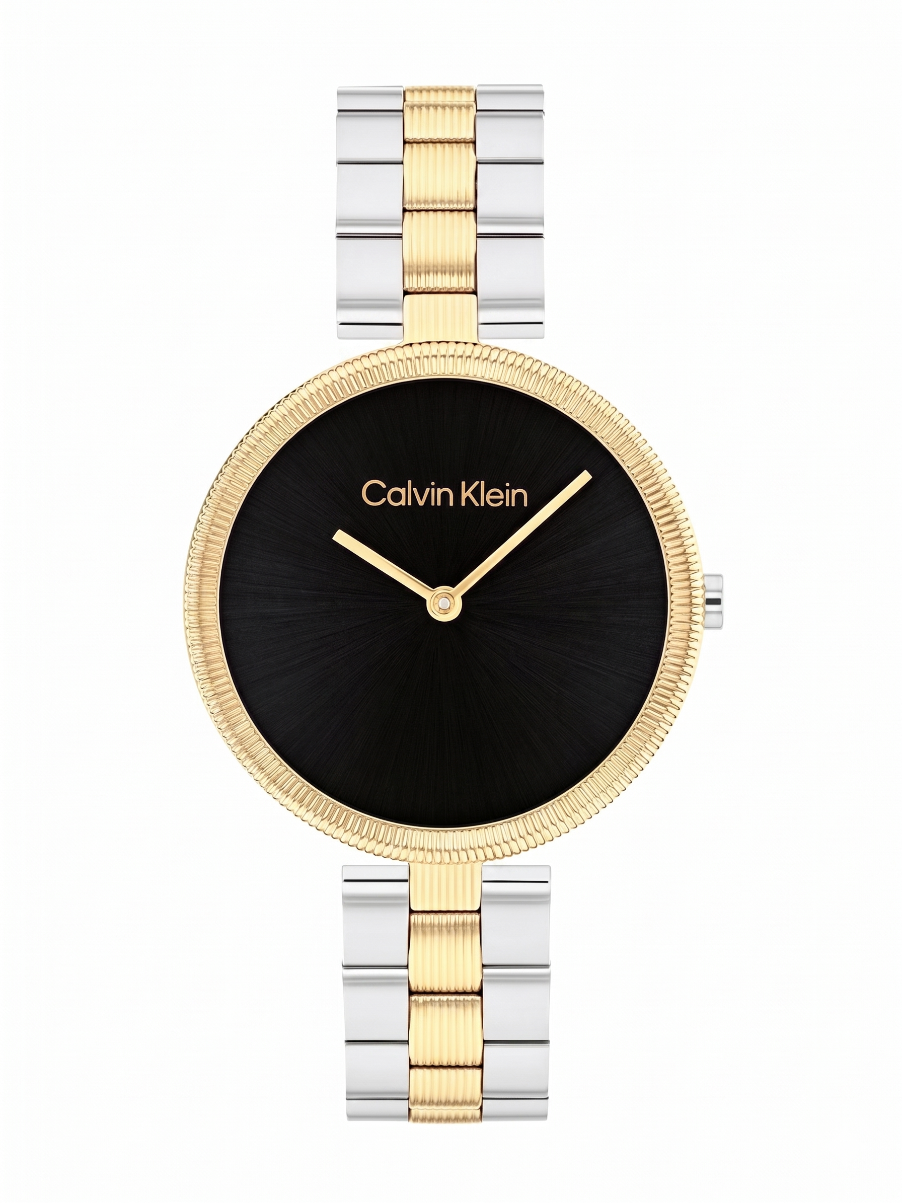 Calvin Klein 25100012 | Gleam Women Quartz Black Dial Analog Stainless Steel Watch