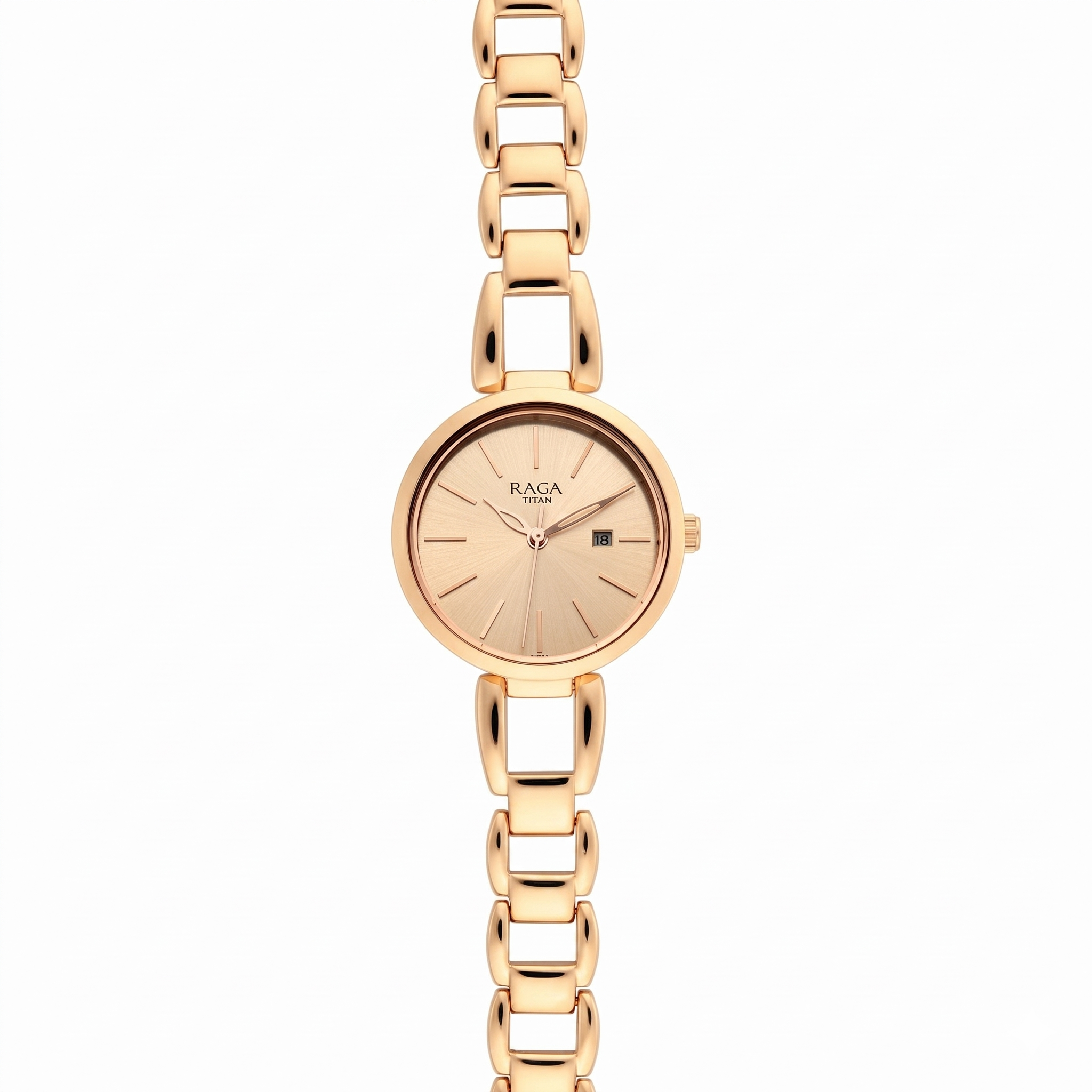Titan 2642WM01 | Raga Women's Viva Trendsetter Rose Gold Watch