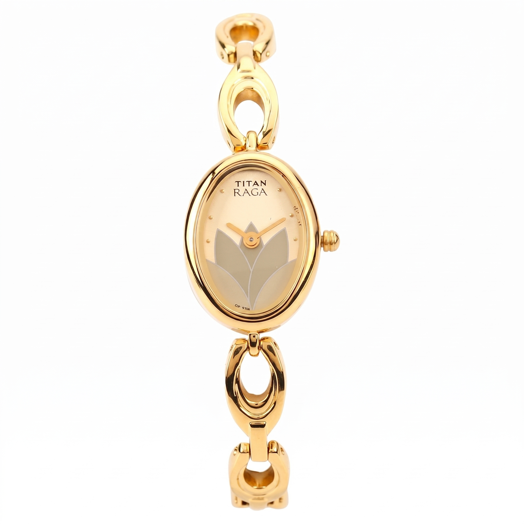 Titan 2511YM04 | Titan Quartz Analog Champagne Dial Metal Strap Watch for Women