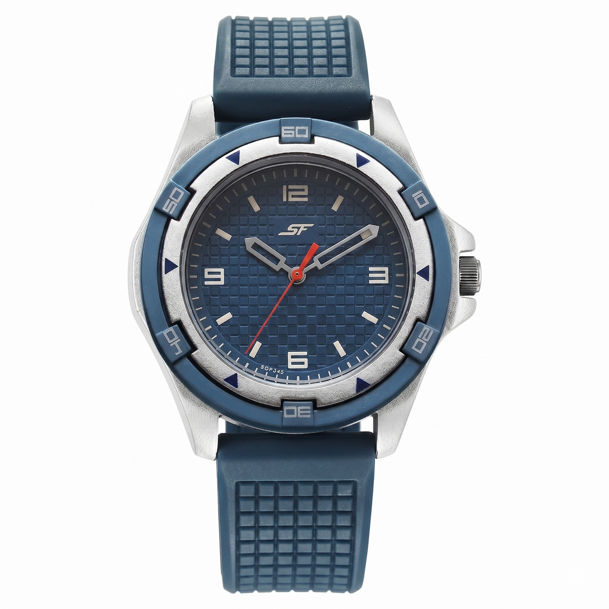 Sonata 7930PP21 | SF Sporty Blue Dial Polyurethane Strap Watch for Men