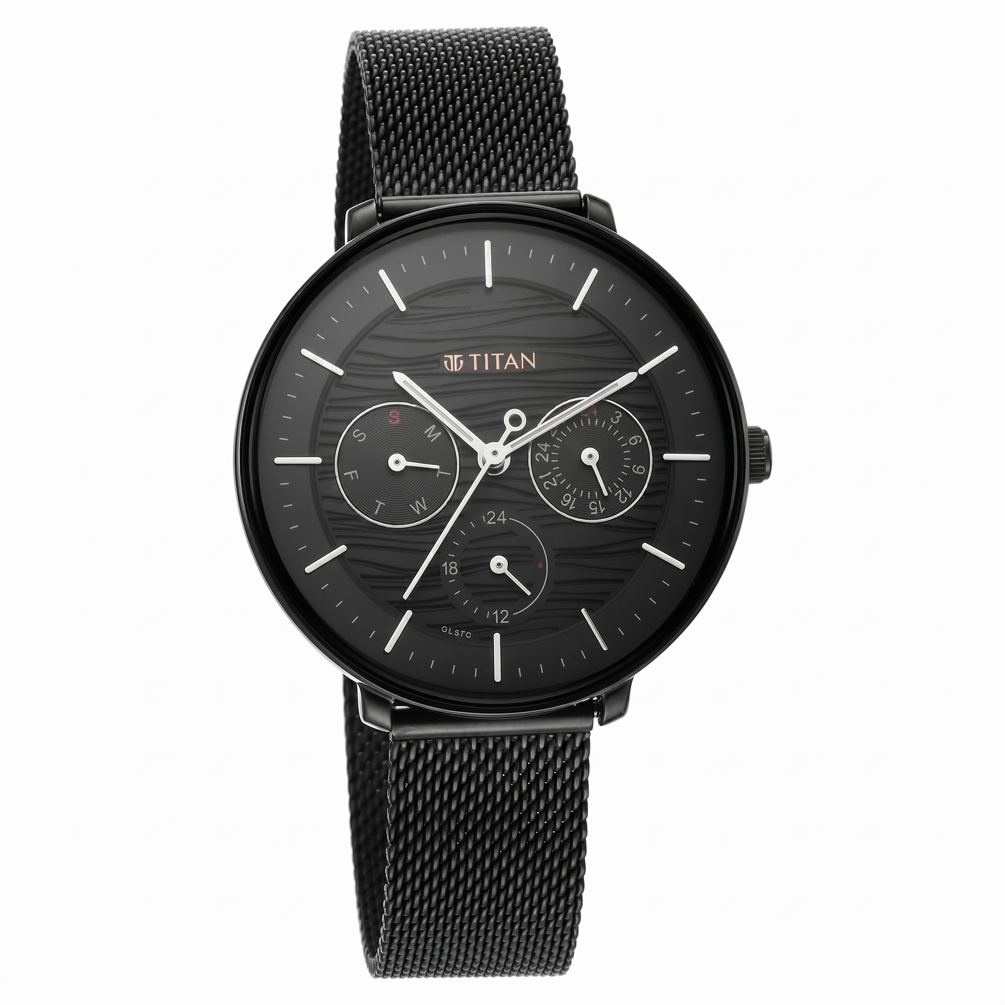 Titan 2651NM02 | Titan Women's Svelte Green: Multi-Function Watch with Stainless Steel