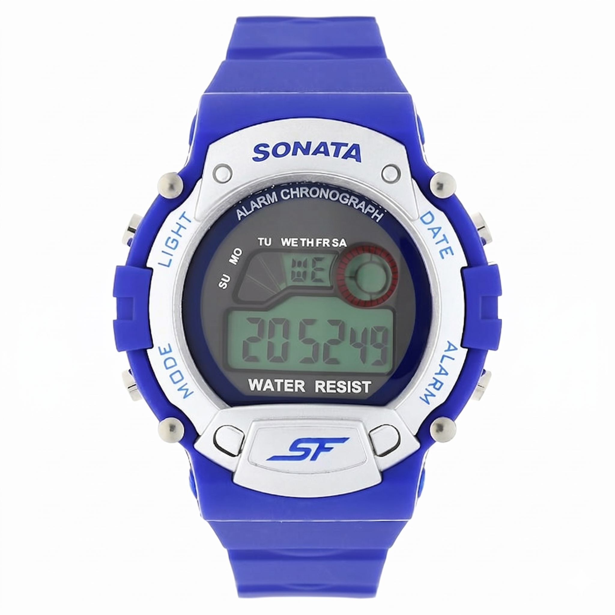 Sonata NR7982PP07 | SF Digital Grey Round Dial Men's Casual