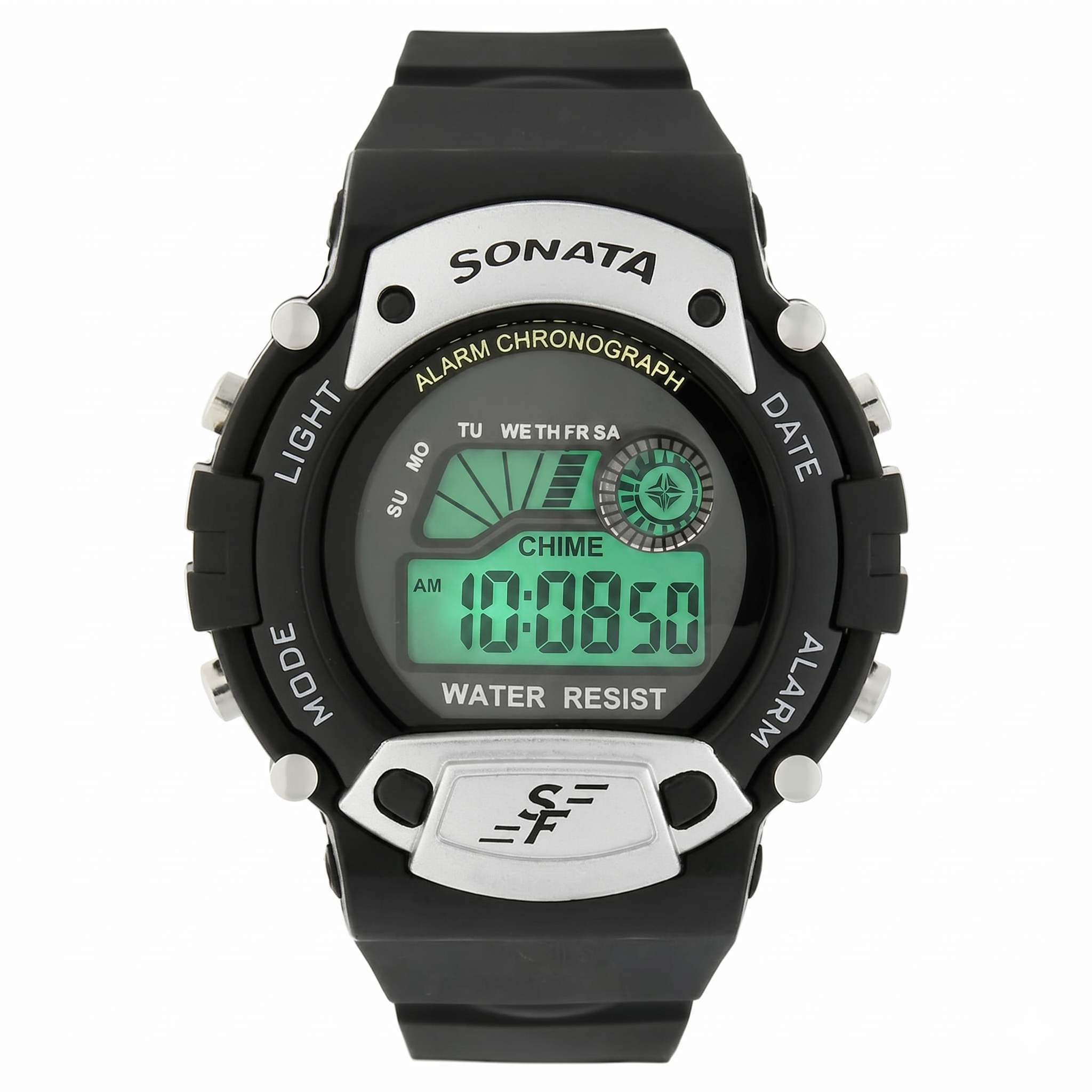 Sonata NR7982PP02 | SF Digital Dial Plastic Strap Watch for Men