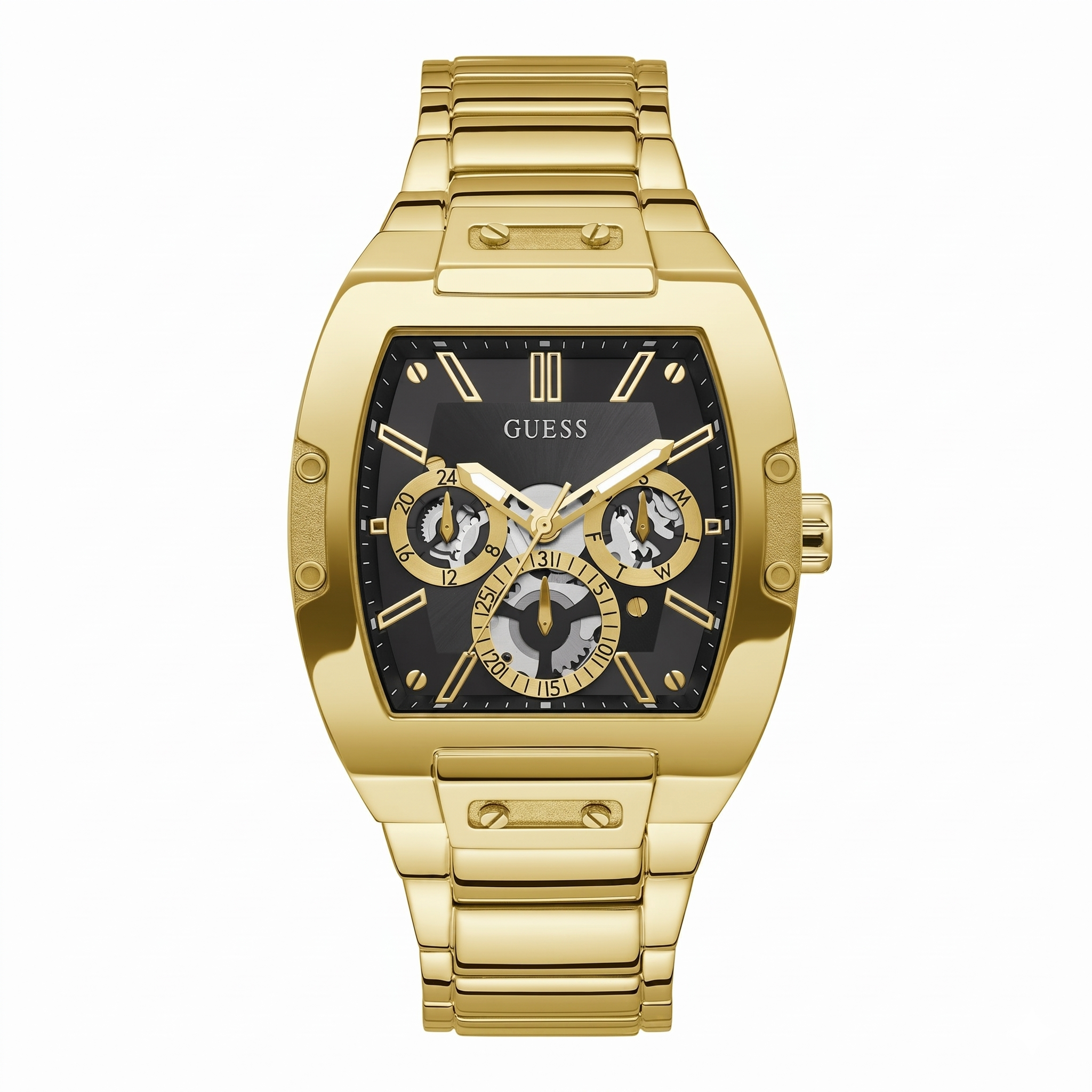 Guess GW0456G1 | Gt Phoenix Men Quartz Black Dial Analog Stainless Steel
