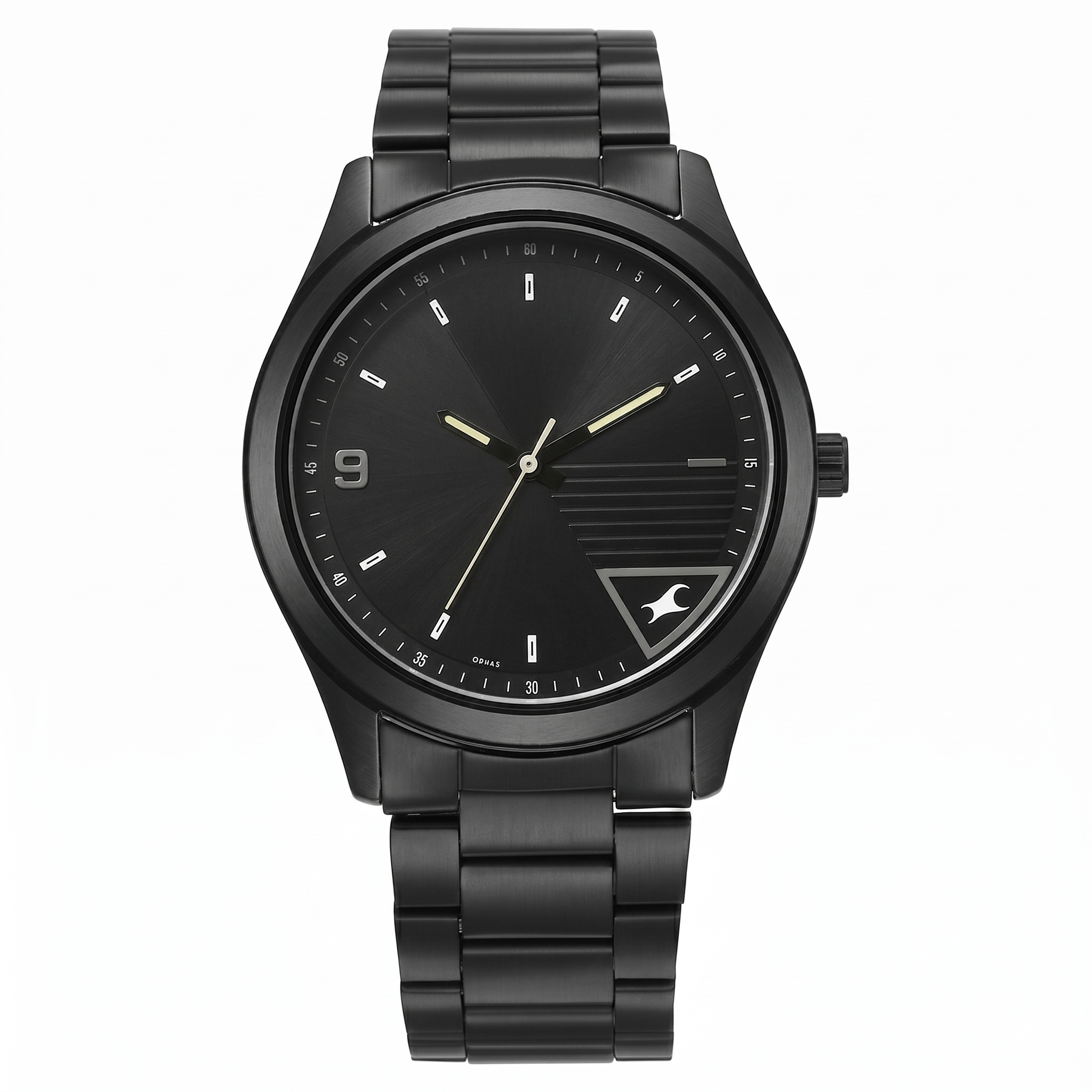 Fastrack 3317NM01 | Fastrack Stunners Quartz Analog Black Dial Black Metal Strap Watch For Guys