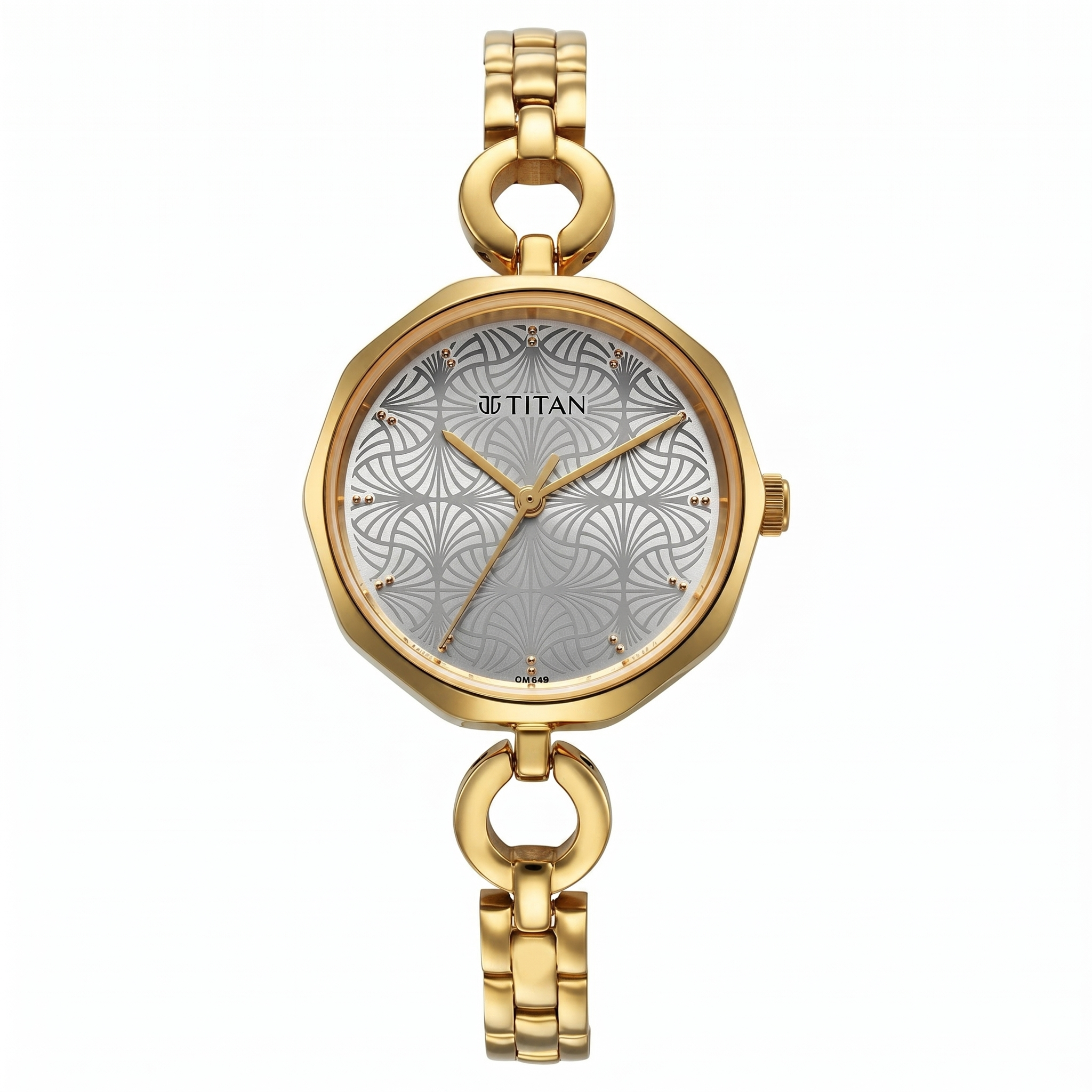 Titan 2702YM01 | Titan Karishma Silver Dial Watch for Women
