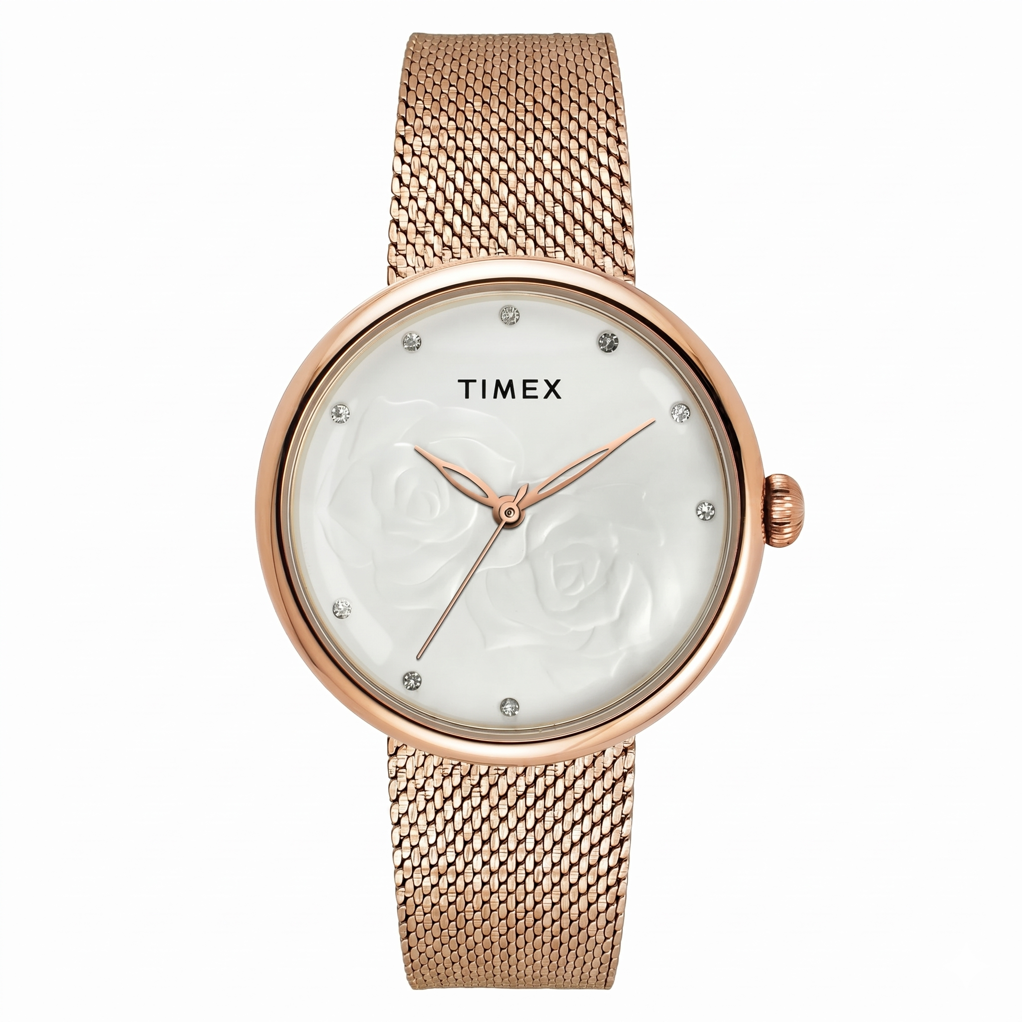 Timex TWEL19302 | TIMEX Women White Round Dial Analog Watch