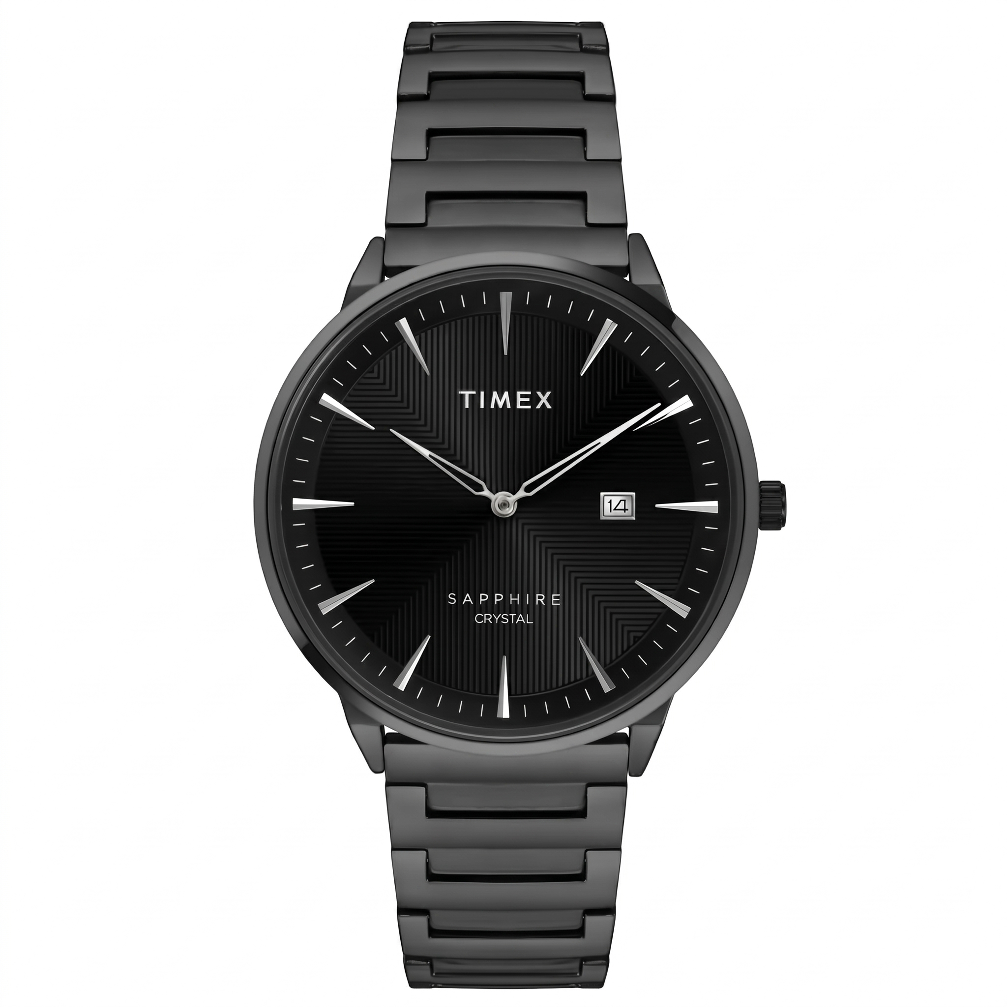 Timex TWEG21906 | Timex Fashion Men's Black Dial Round Case 2 Hands.