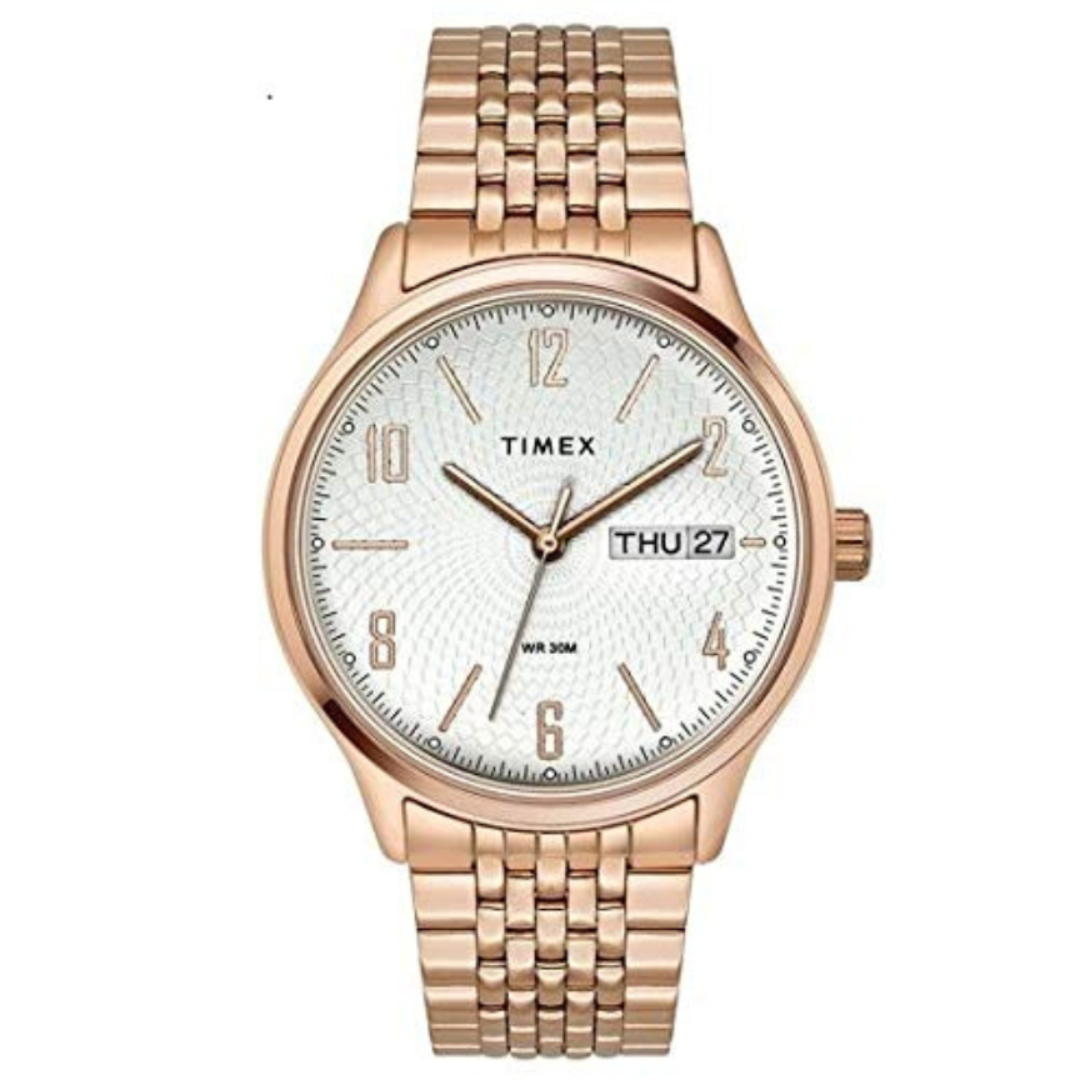 Timex TW0TG6510 | TIMEX Analog Silver Dial Men's Watch