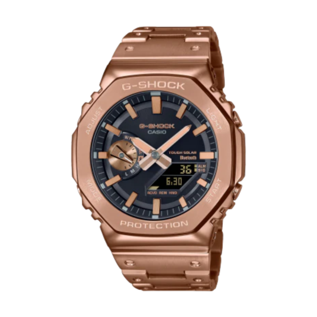 Casio GM-B2100GD-5ADR G1272 | G-Shock Men Quartz Black Dial Analog-Digital Stainless Steel Watch