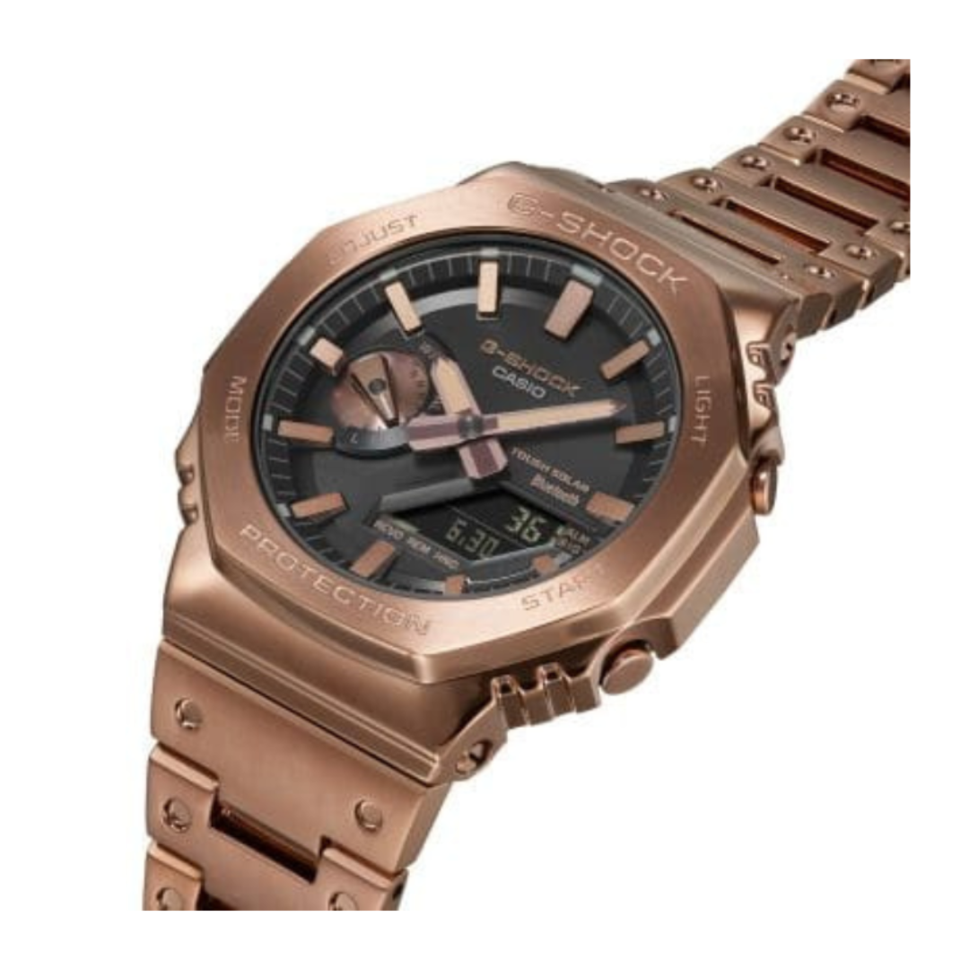 Casio GM-B2100GD-5ADR G1272 | G-Shock Men Quartz Black Dial Analog-Digital Stainless Steel Watch