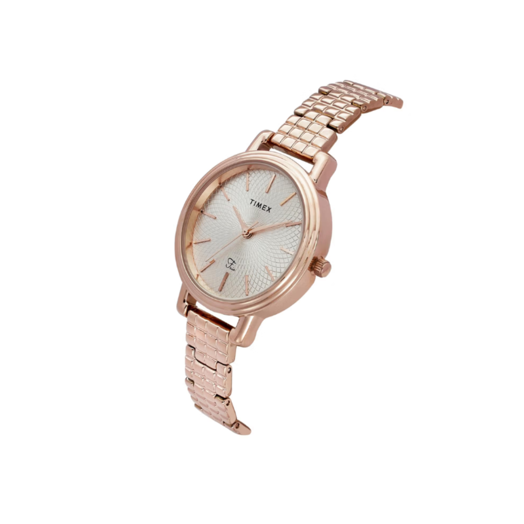 Timex TWEL23902 | Fria Women Quartz Dial Analog Brass Watch.